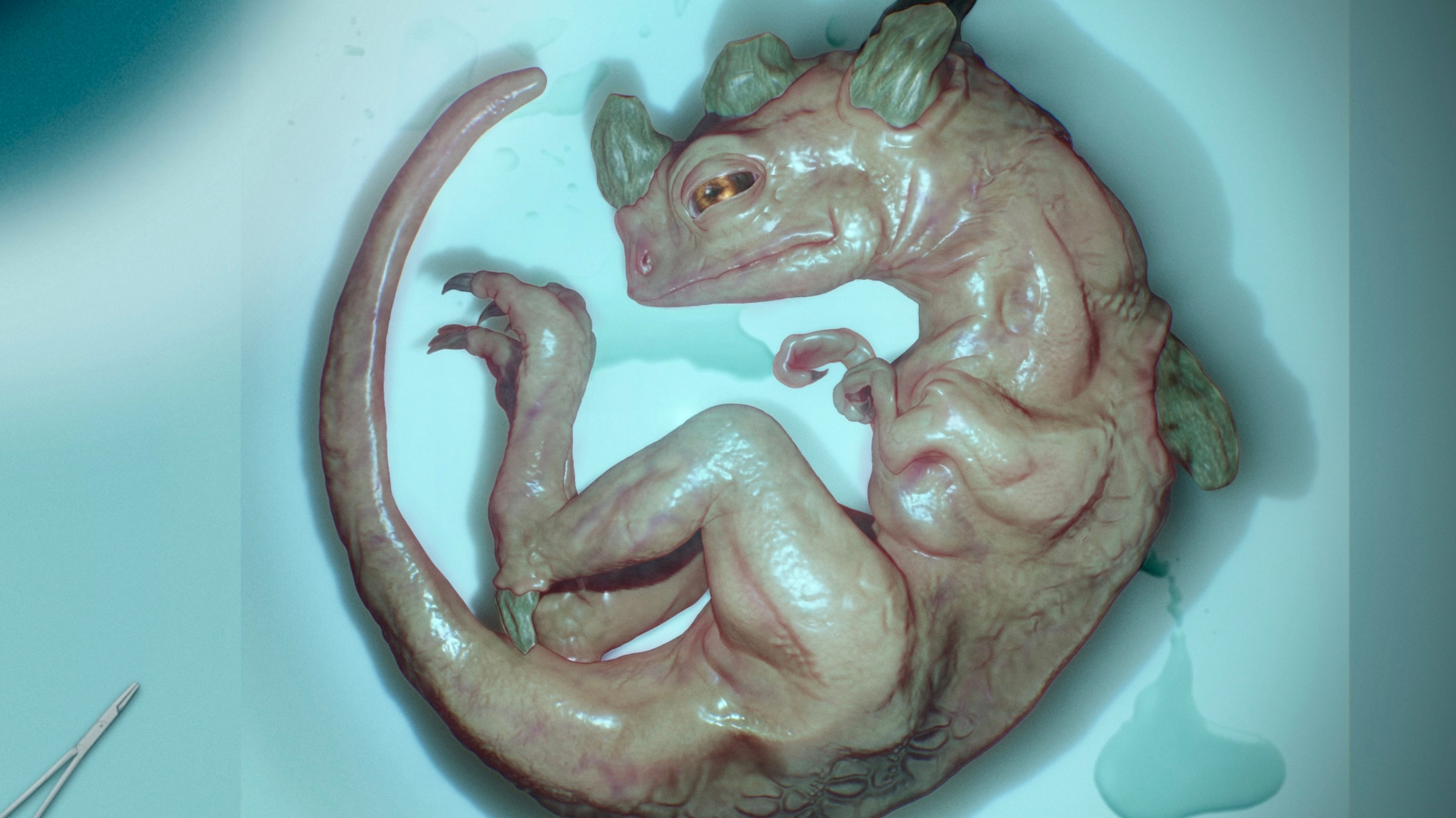 Baby Kaiju environment concept shot