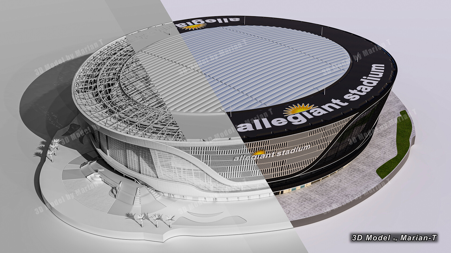 Allegiant stadium lego hotsell set