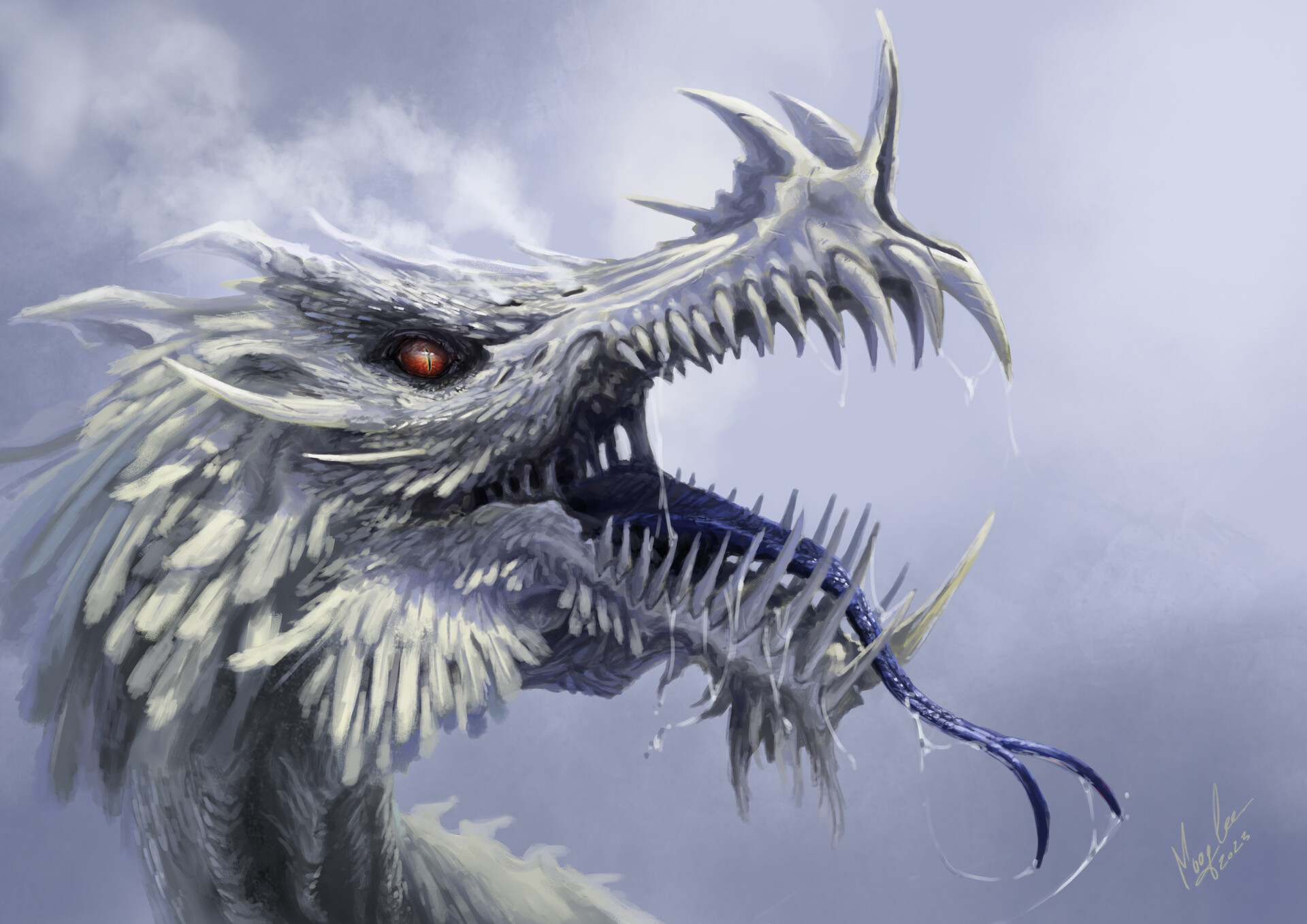 ArtStation - Albino Dragon