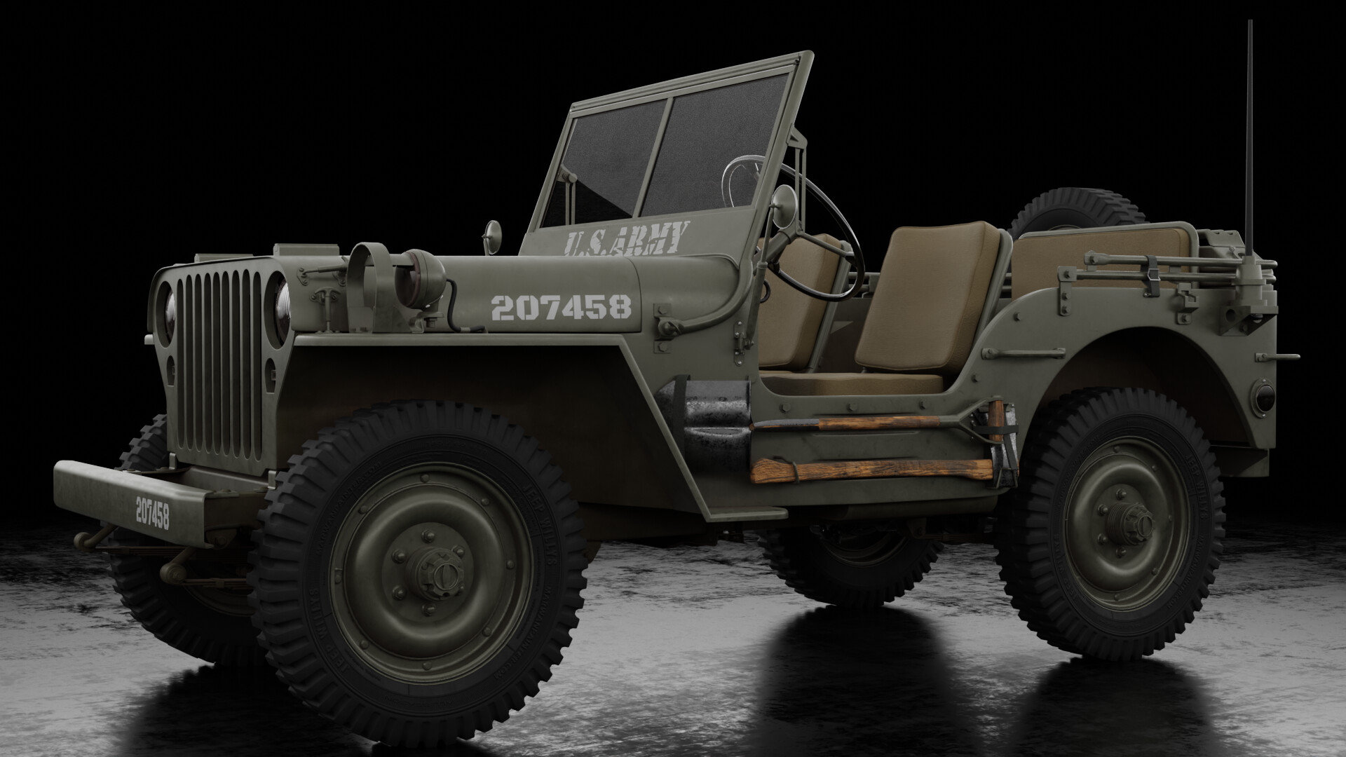 Jeep Willys MB 1941-1945 - Finished Projects - Blender Artists Community