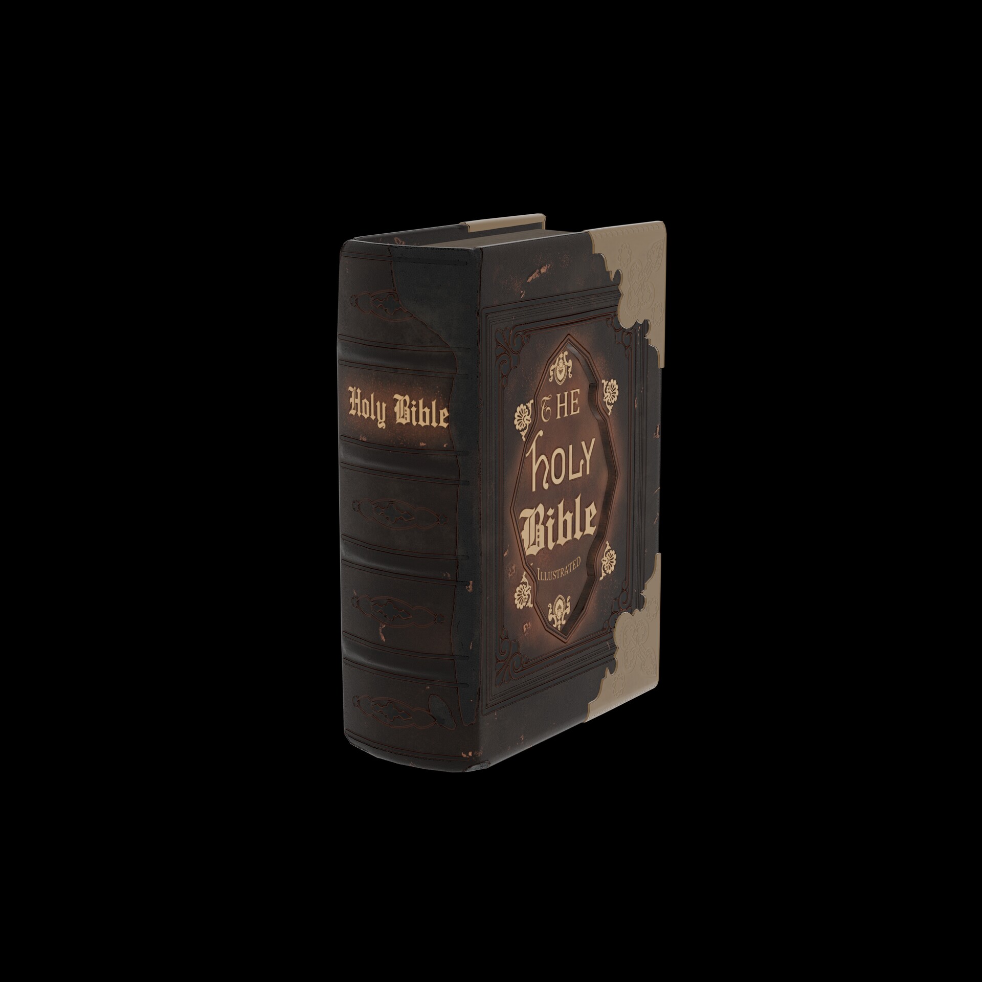 HolyBible com animação de livro aberto Modelo 3D - TurboSquid 1858742