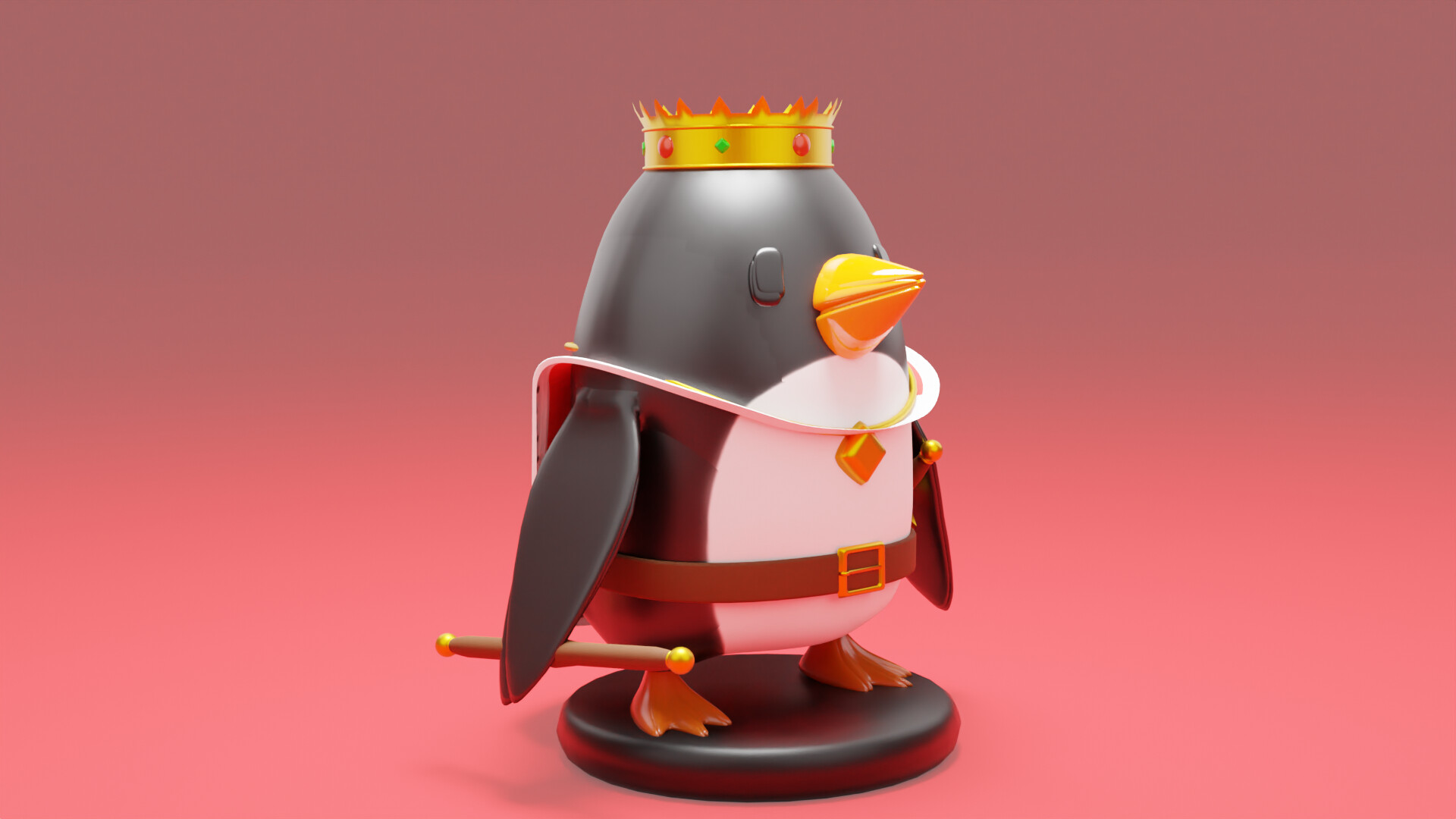 ArtStation - King penguin