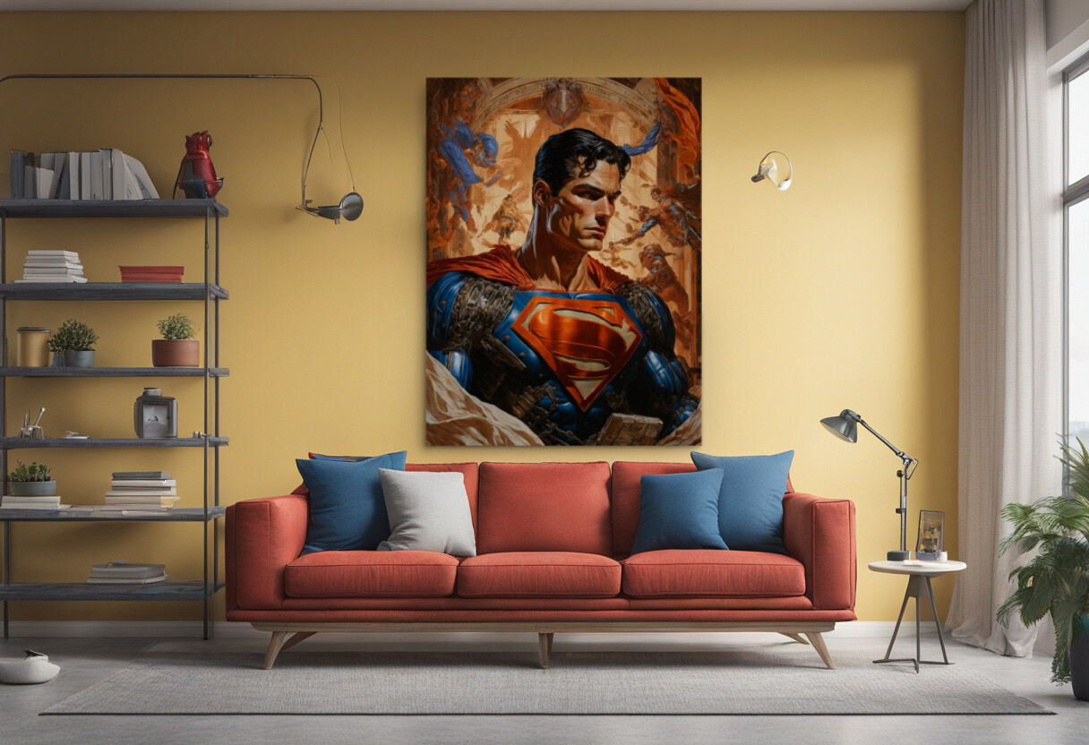 ArtStation - American Icon Revived: Superman's 8K Retro Renaissance