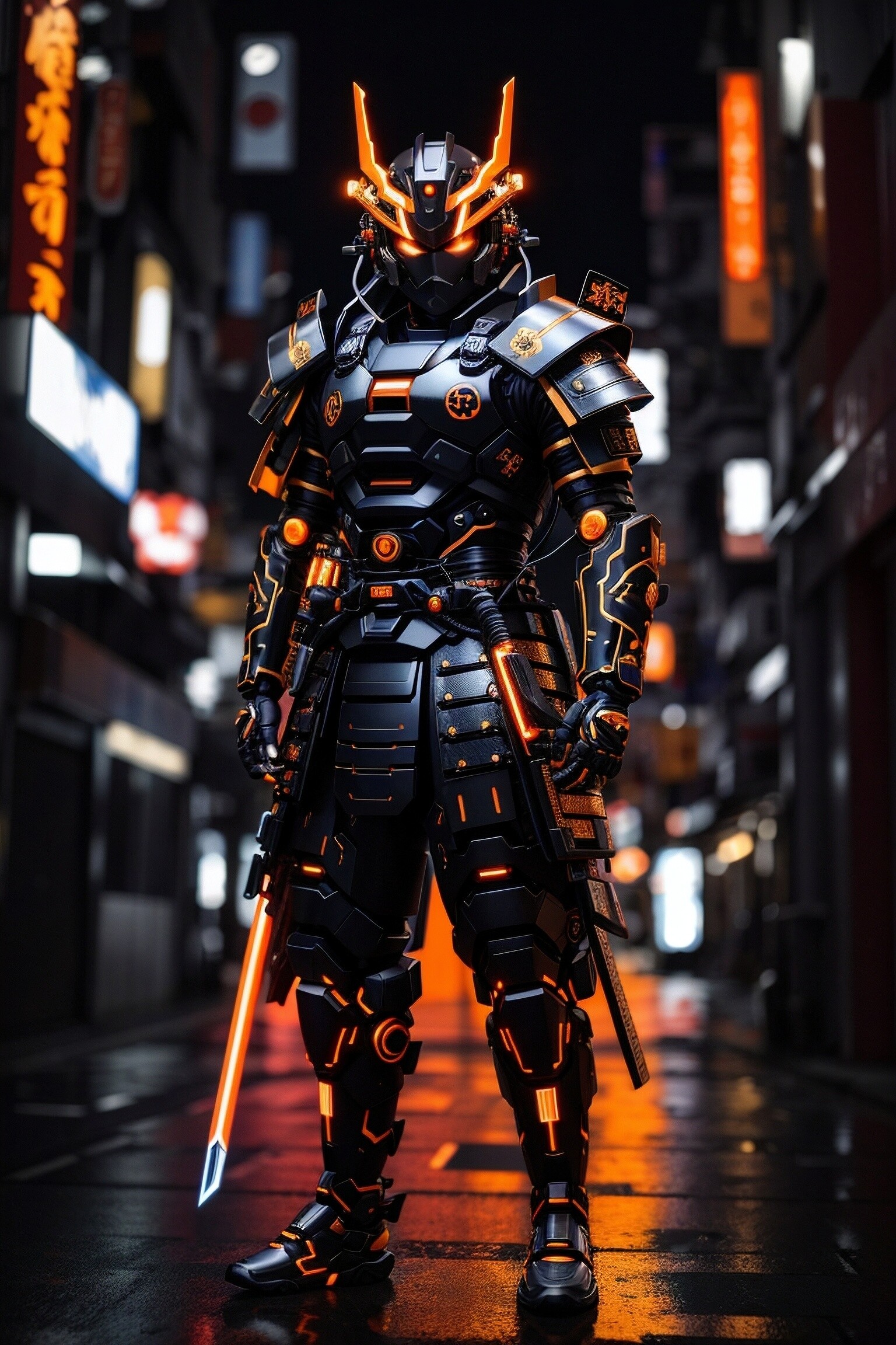 ArtStation - Cyberpunk Samurai
