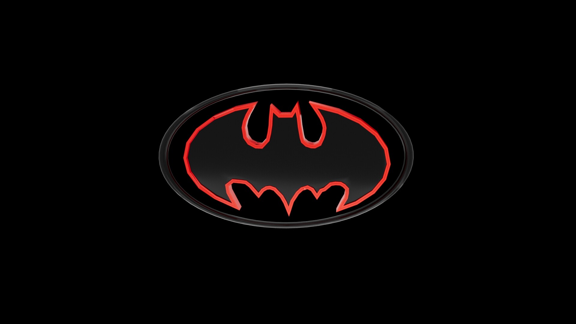 ArtStation - Batman Logo 3D