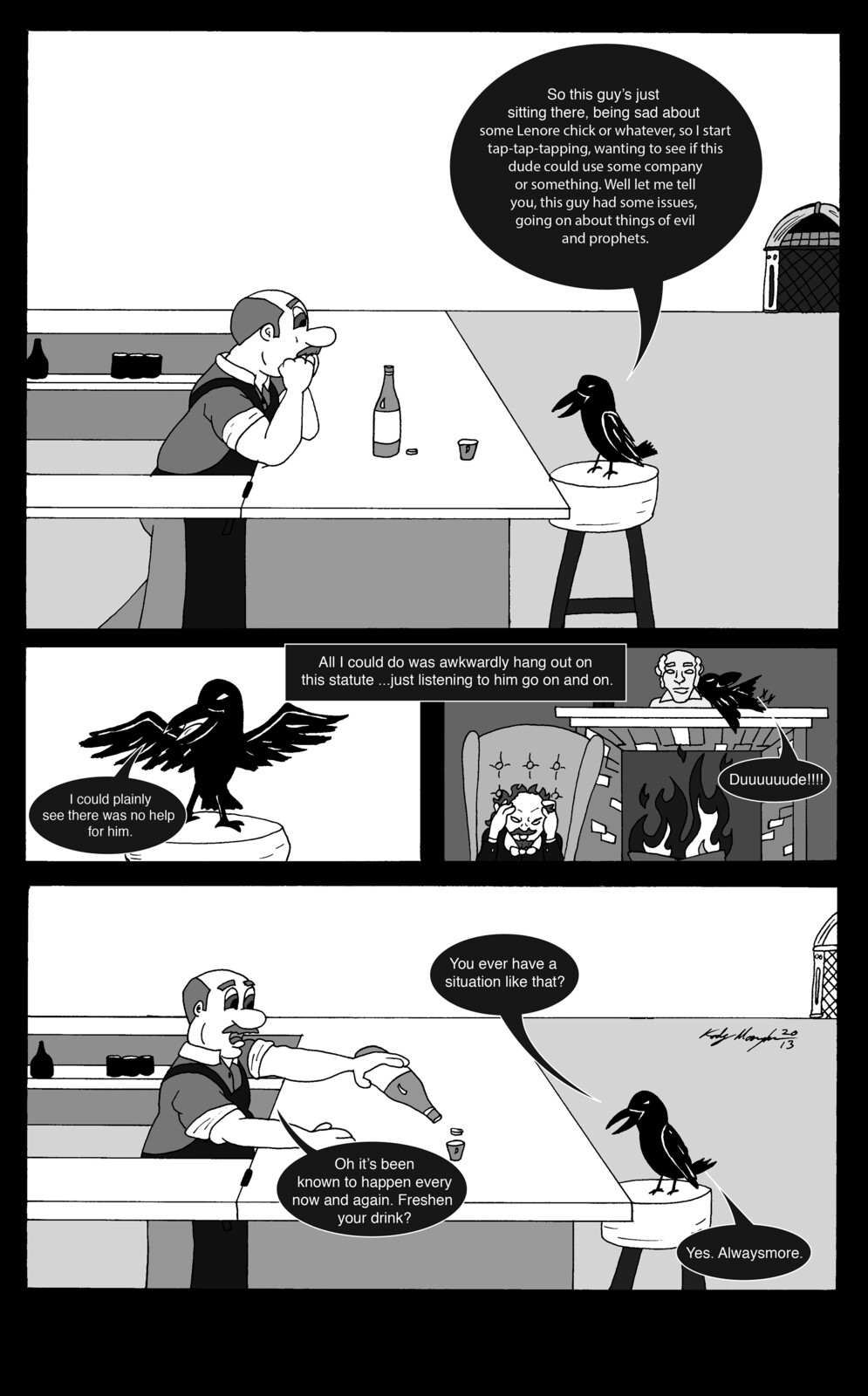 Rambling Raven, Top Shelf # 26. Vol.0
(Horror Promotion)