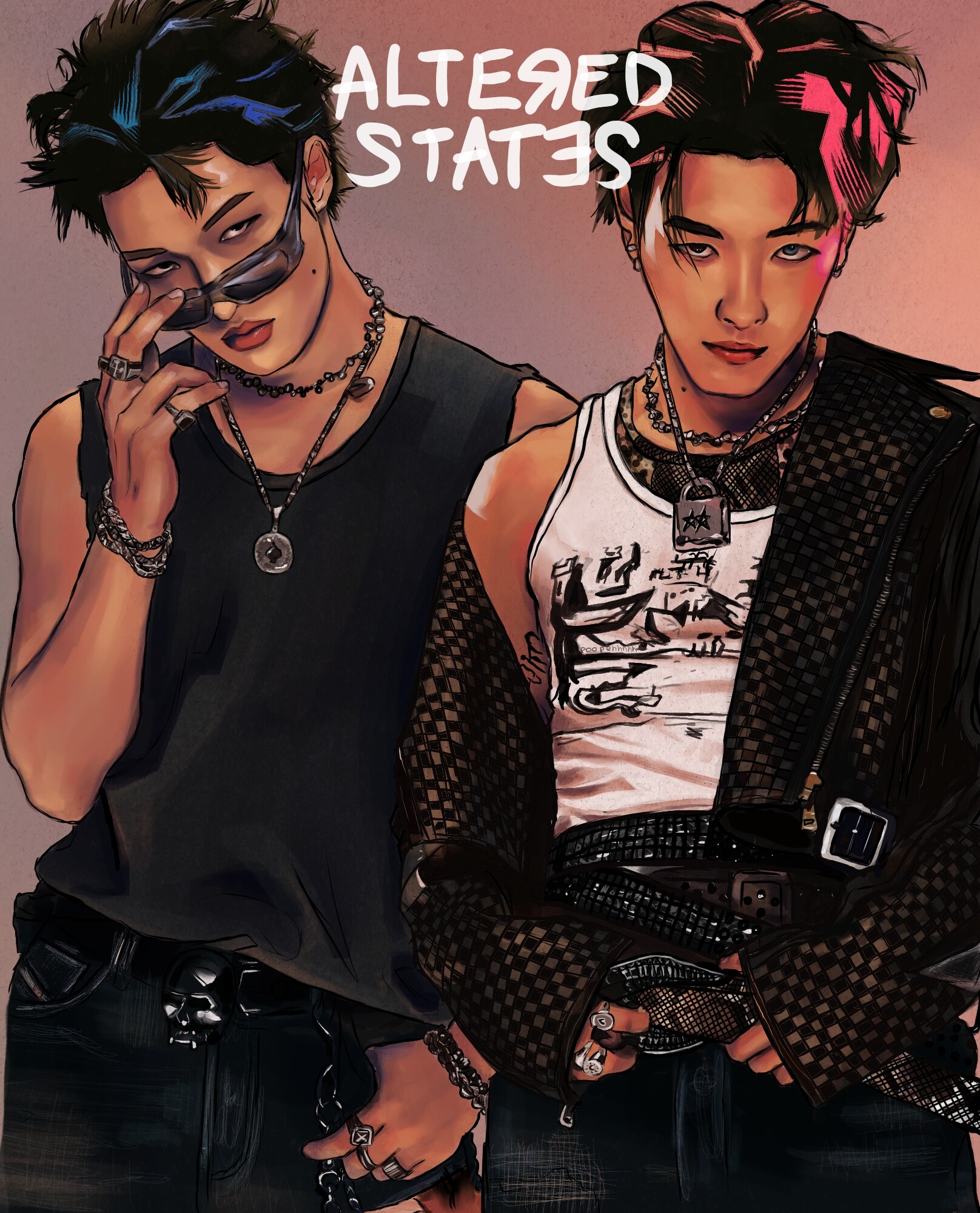 ArtStation - Altered States Mingi and Hongjoong study