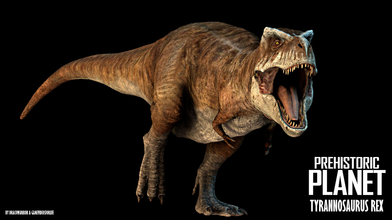 ArtStation - Prehistoric Planet - Tyrannosaurus Rex model recreation