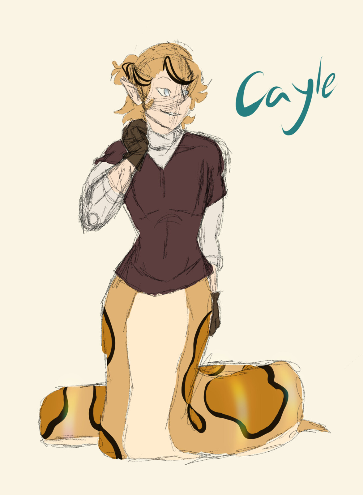 Cayle Character Concept