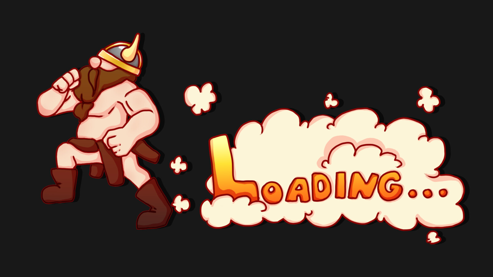 Warrior in a Shop Loading Screen