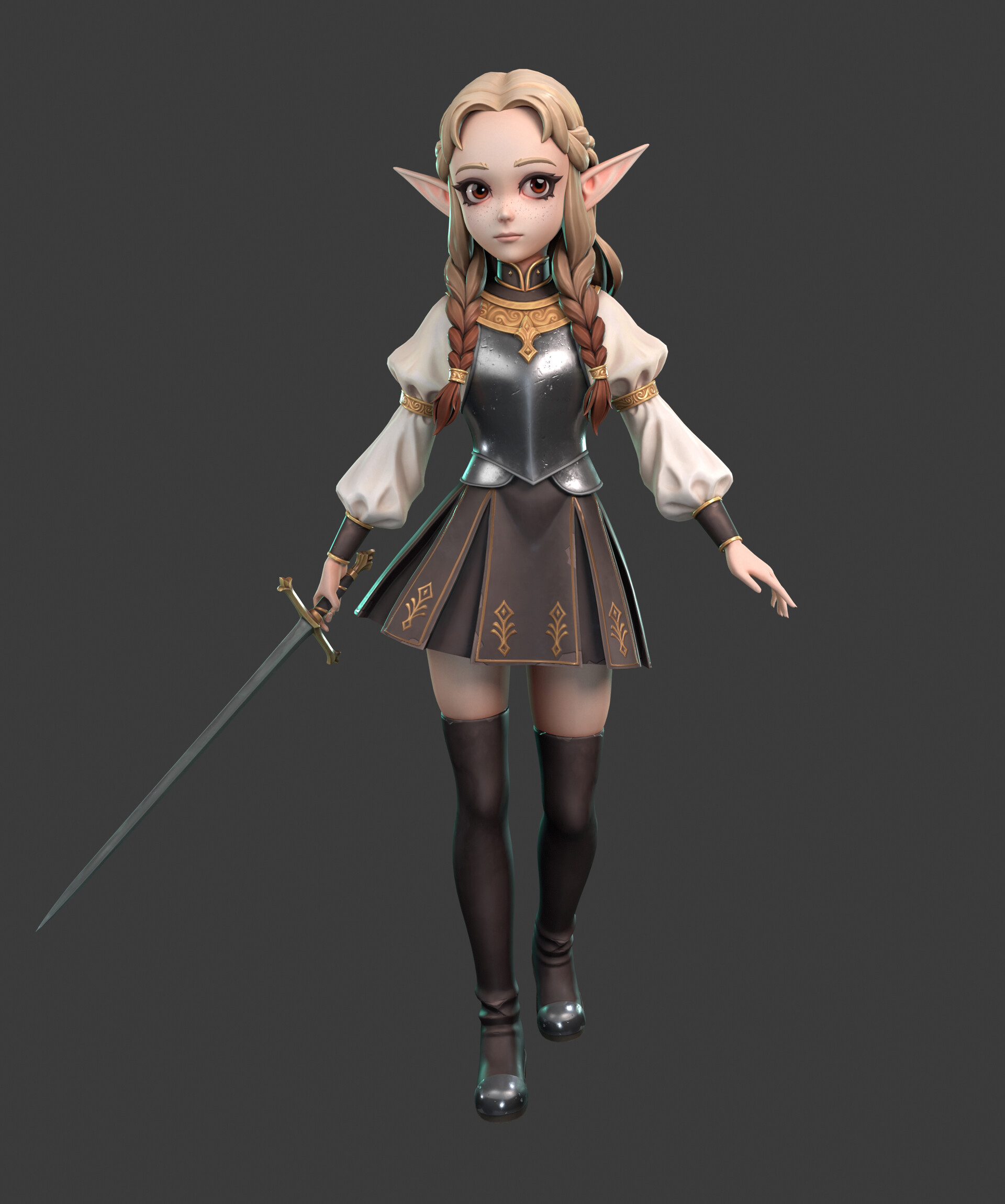 ArtStation - Elf Girl