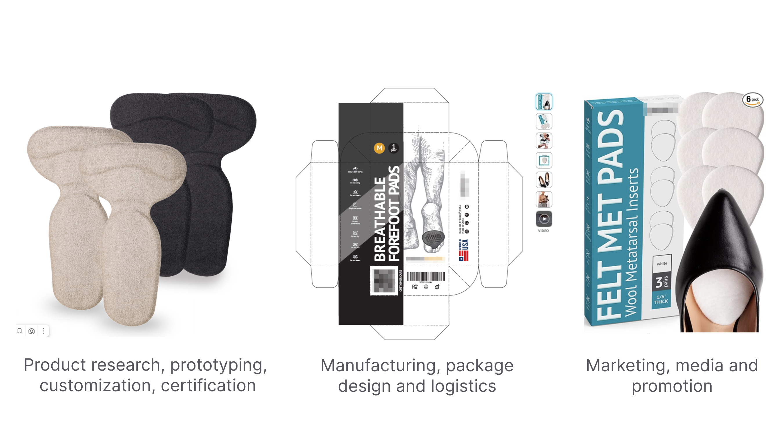 Competition on marketplaces is very high. And every little thing is important, such as the quality of production, packaging properties, the volume weight of the product and thousands of other details that we will take care.