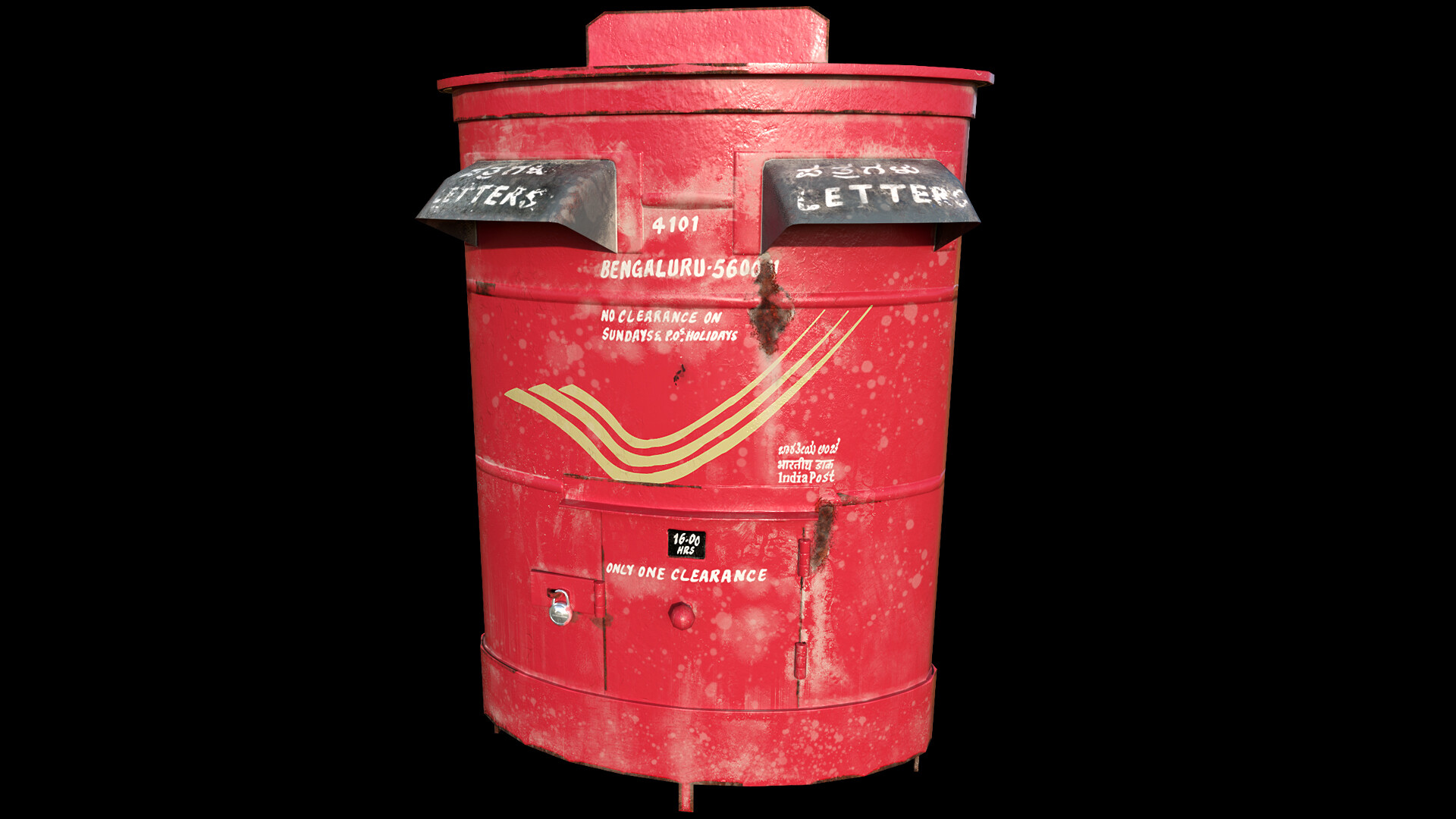 ArtStation Post Box game props