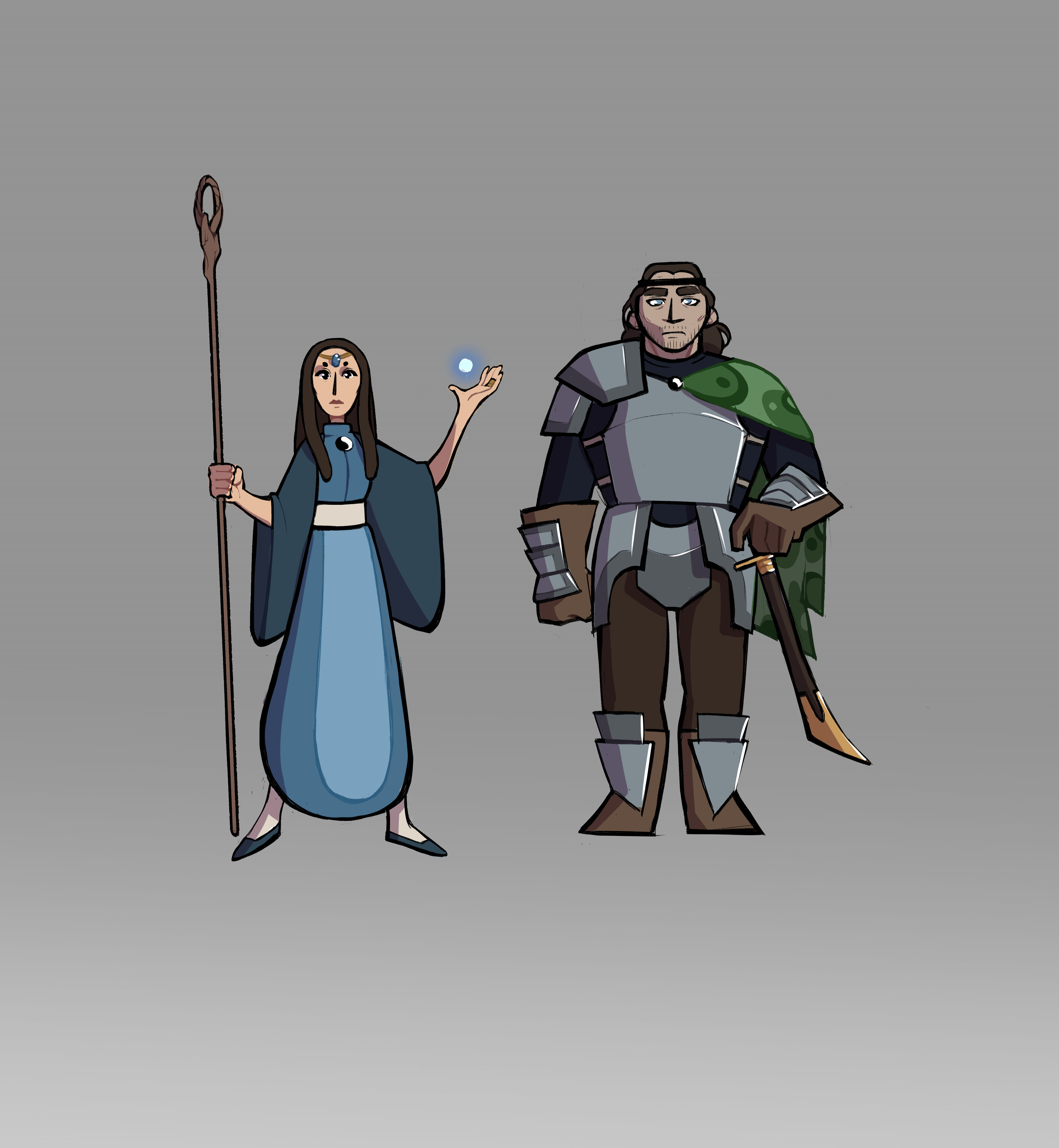 Moiraine and Lan