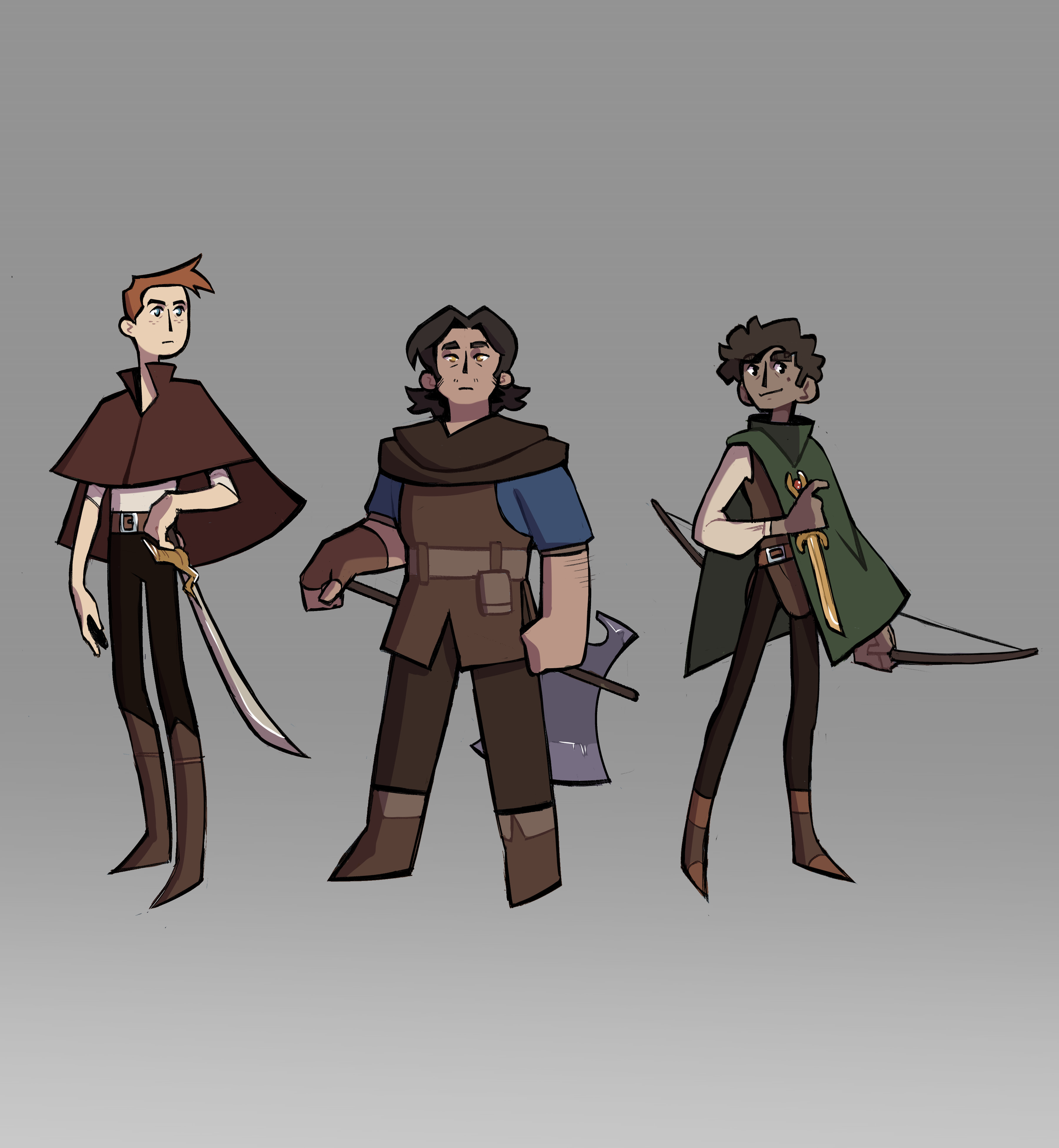 Rand, Perrin, and Mat