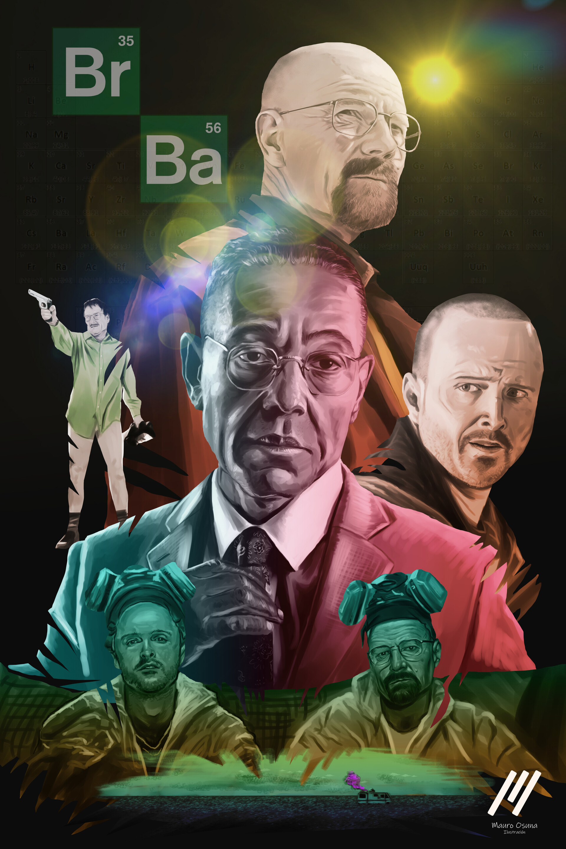 ArtStation Breaking Bad fan art(03)