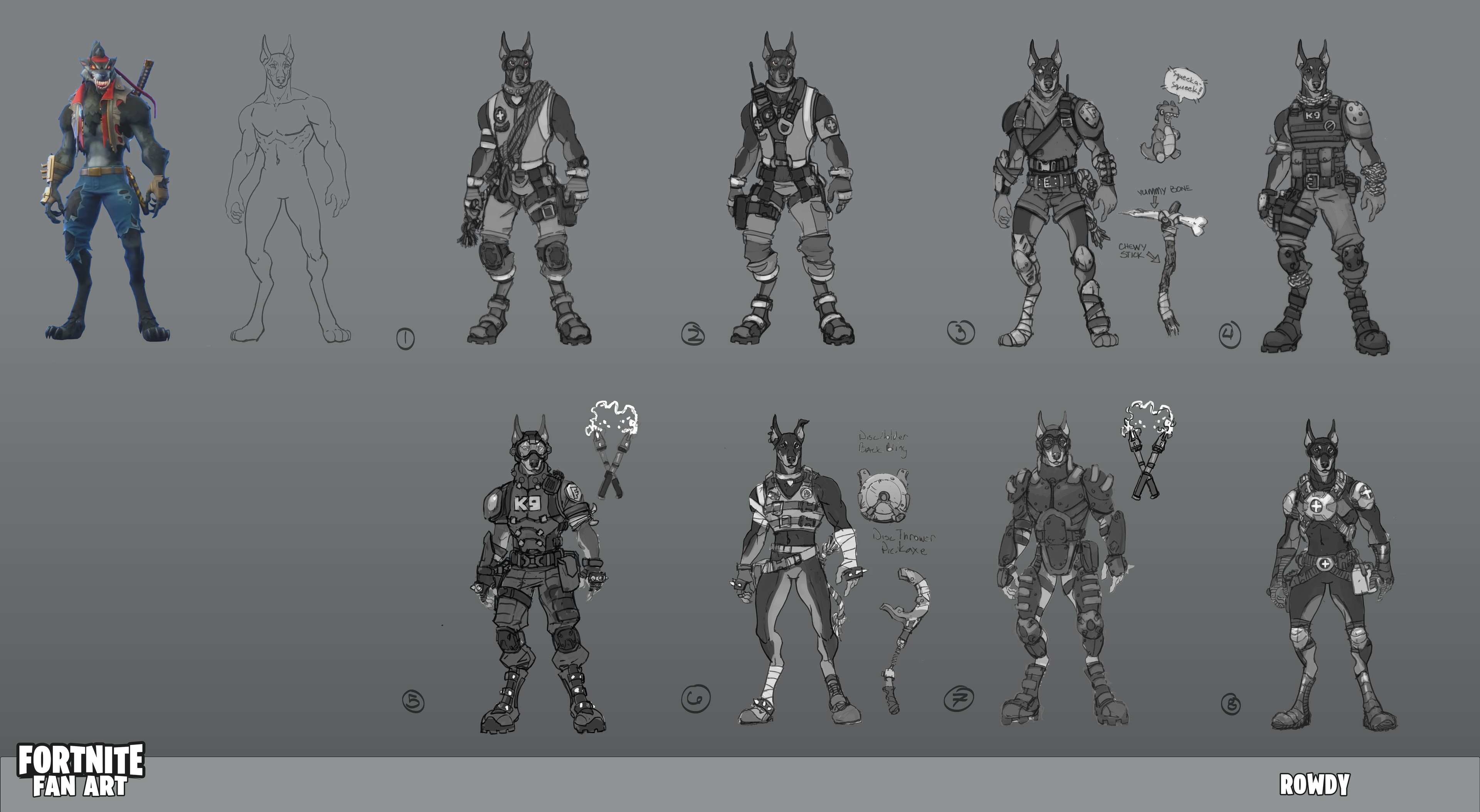 Grayscale iterations
