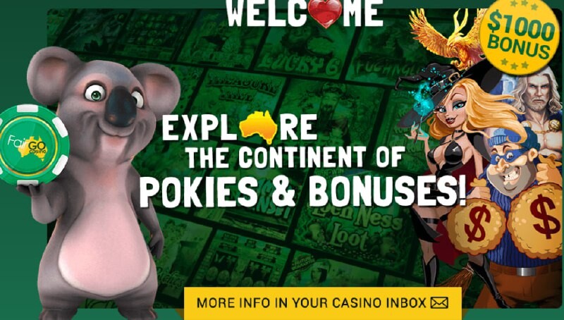 ArtStation Fair Go Casino: Grab AU$1000 Welcome Bonus Today