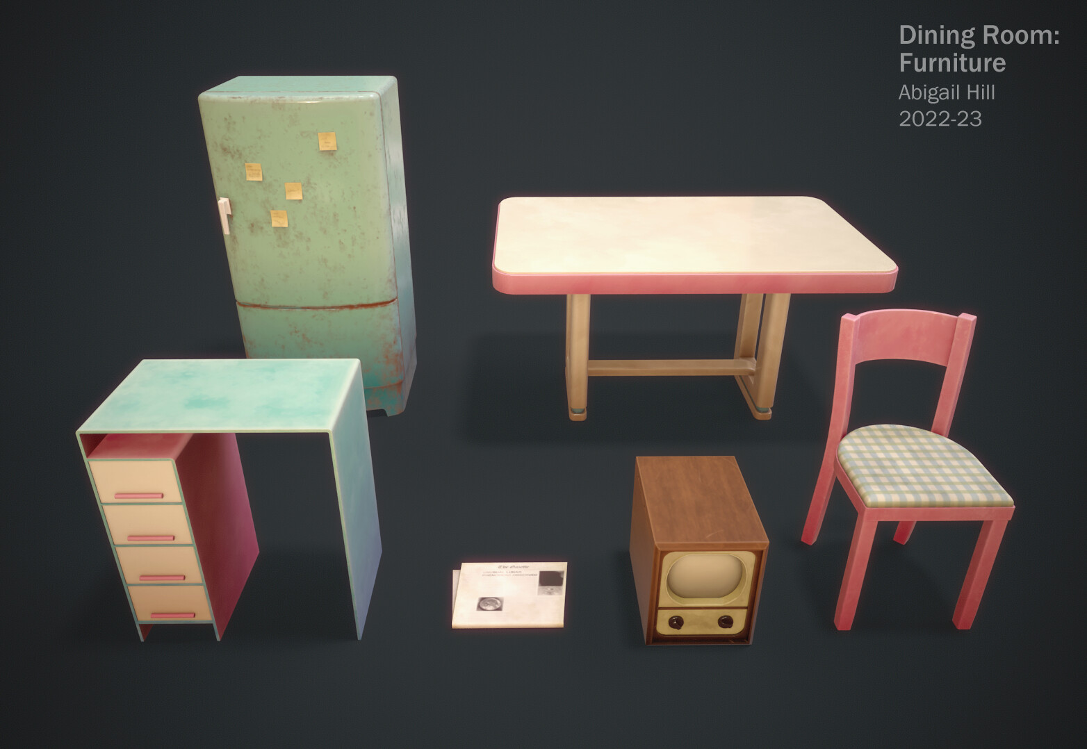 Abigail Hill Dining Room Kitchen Diorama abigail-hill-dining-room-kitchen-diorama