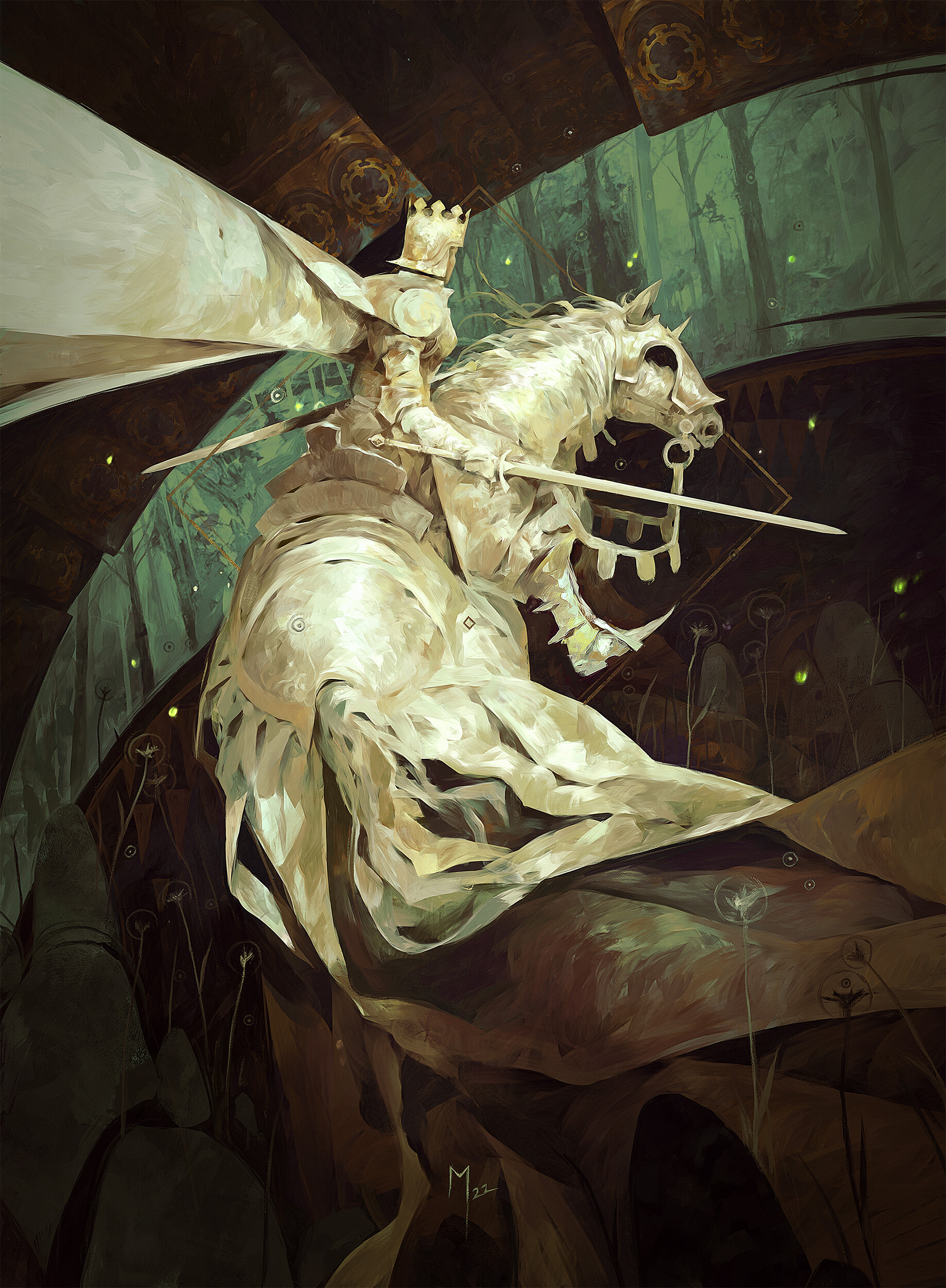 ArtStation - MtG Token: Knight