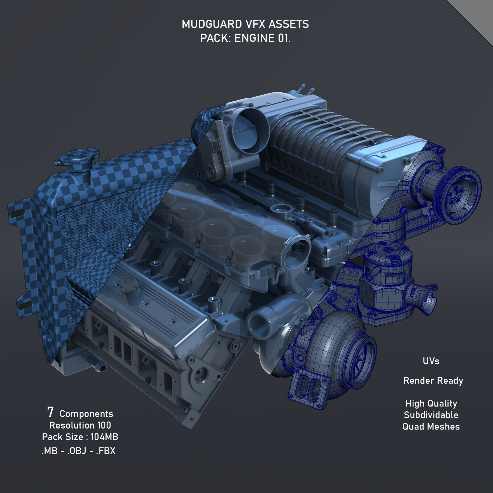 PACK: ENGINE PARTS 01