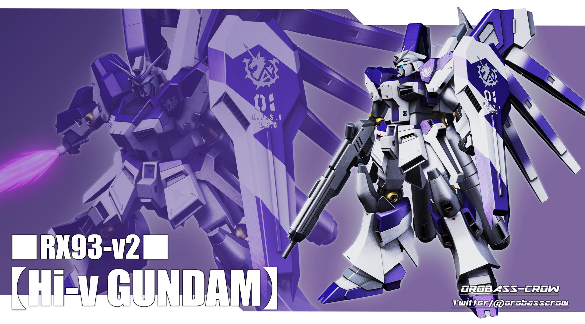 ArtStation - □3D MODEL□ RX93-ν2【Hi-ν GUNDAM】