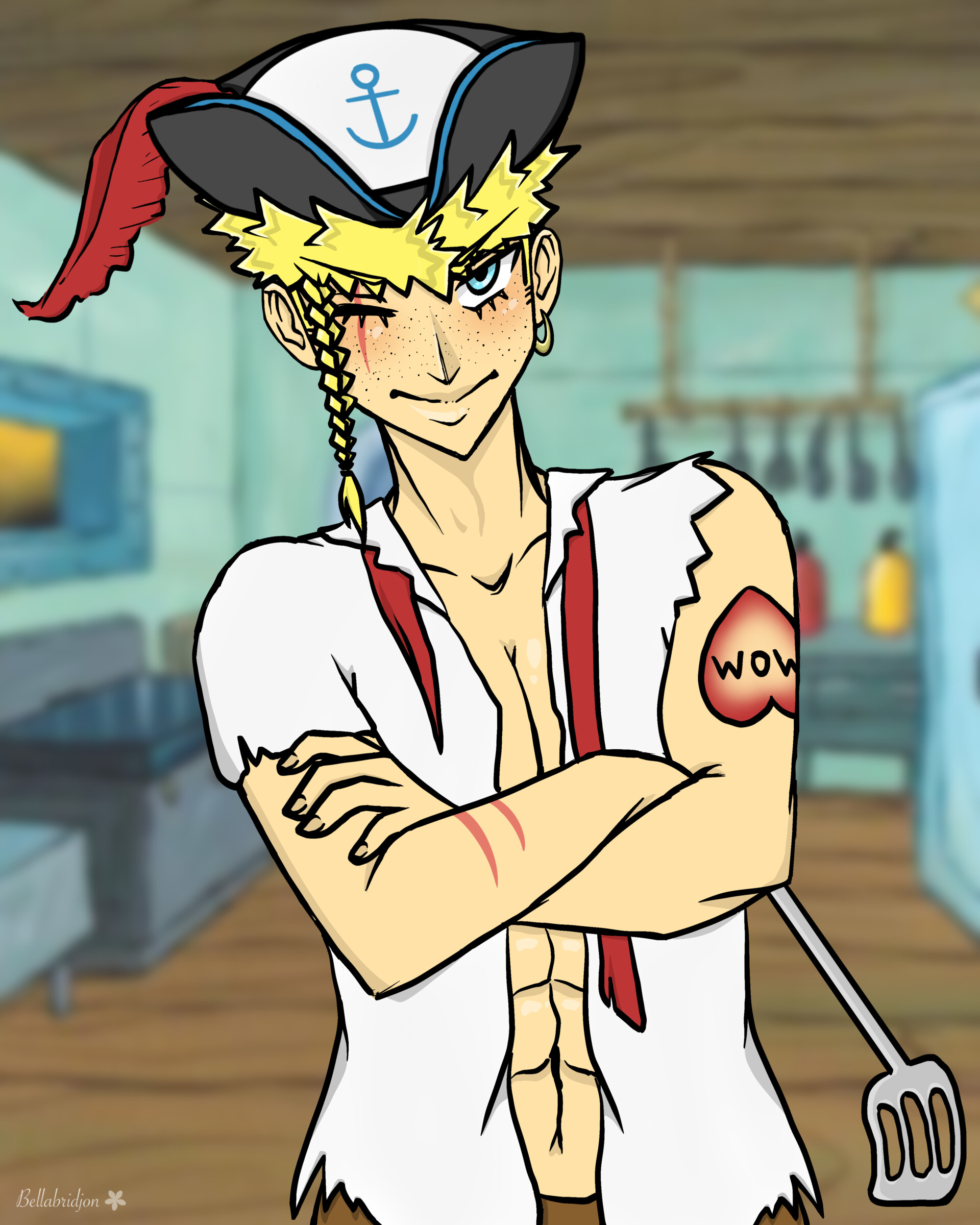 Spongebob Anime Style By Bellabridjon Prouser Me