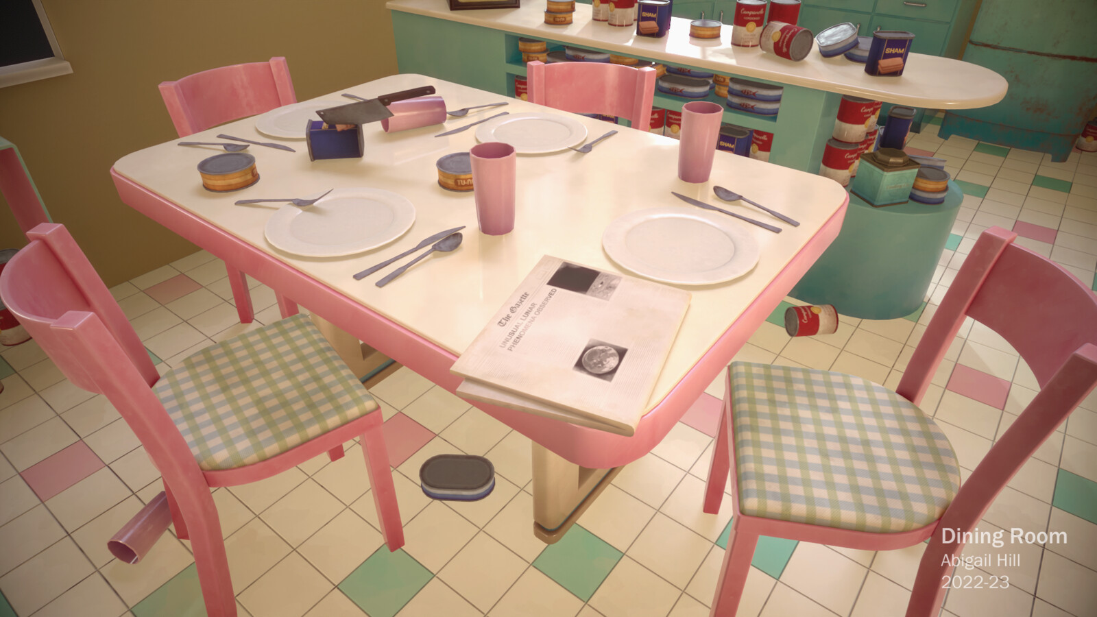 Abigail Hill Dining Room Kitchen Diorama abigail-hill-dining-room-kitchen-diorama