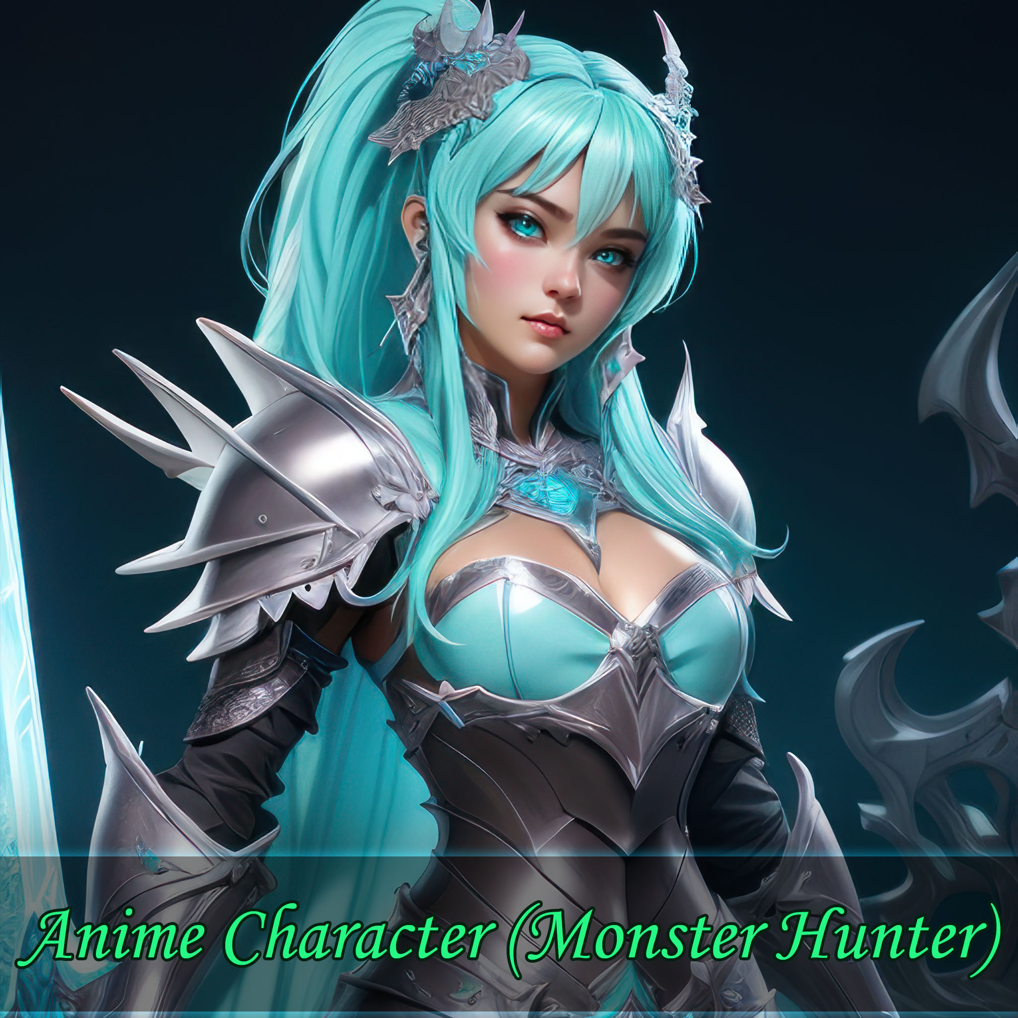 ArtStation - Female Anime Hunter Girl