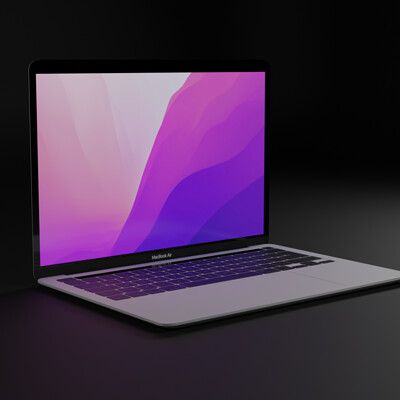 Macbook Air 3D Model