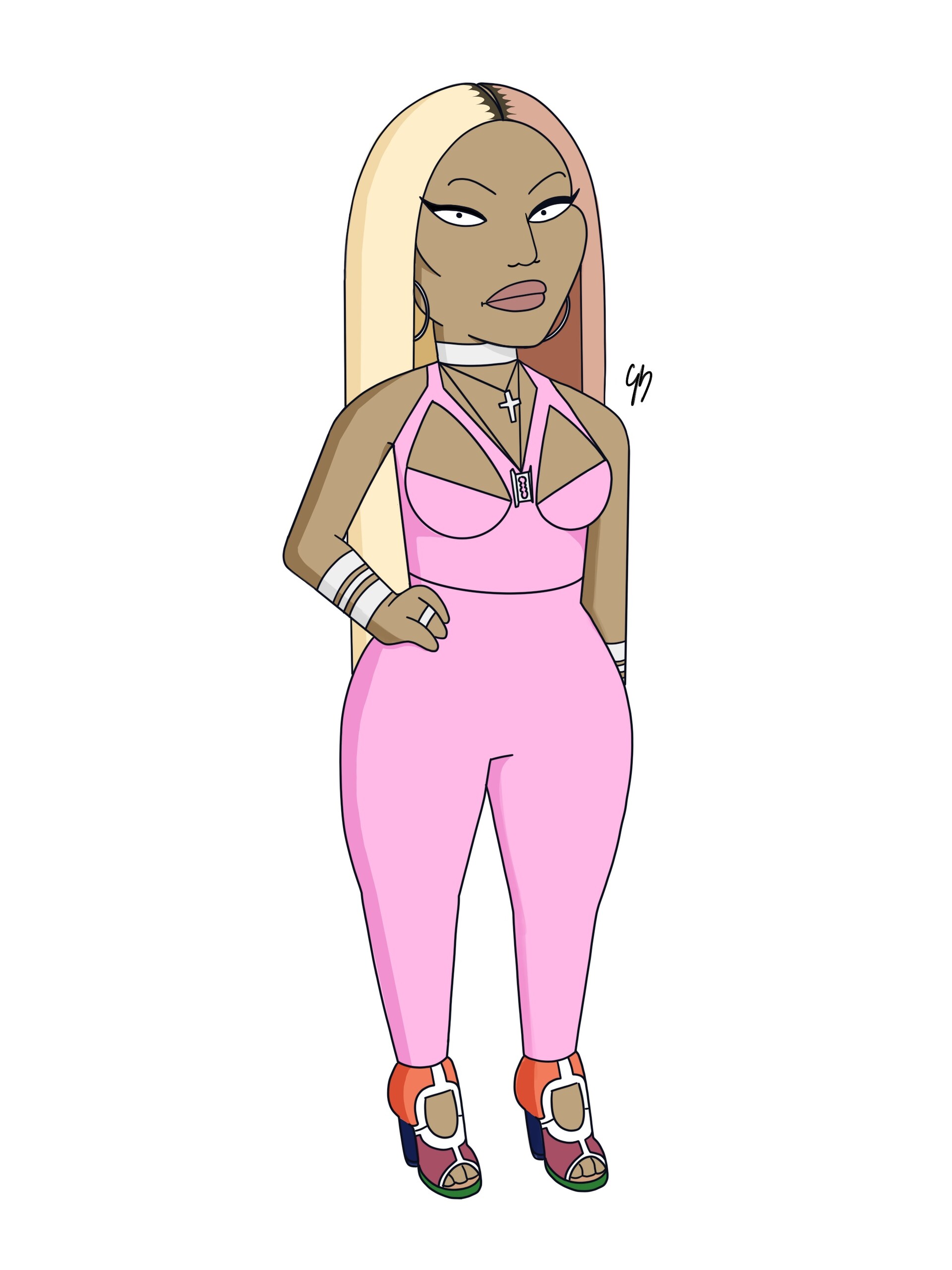 ArtStation - Nicki Minaj animated character