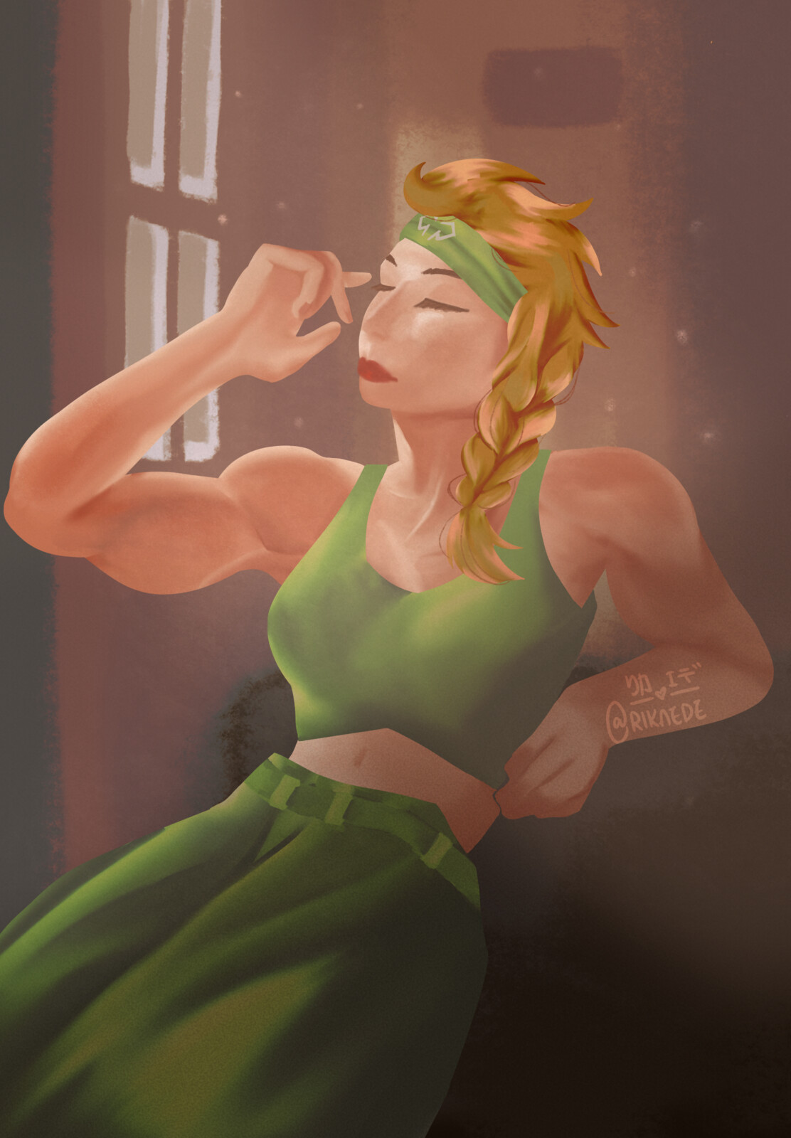 An illustration of Skye from Valorant.