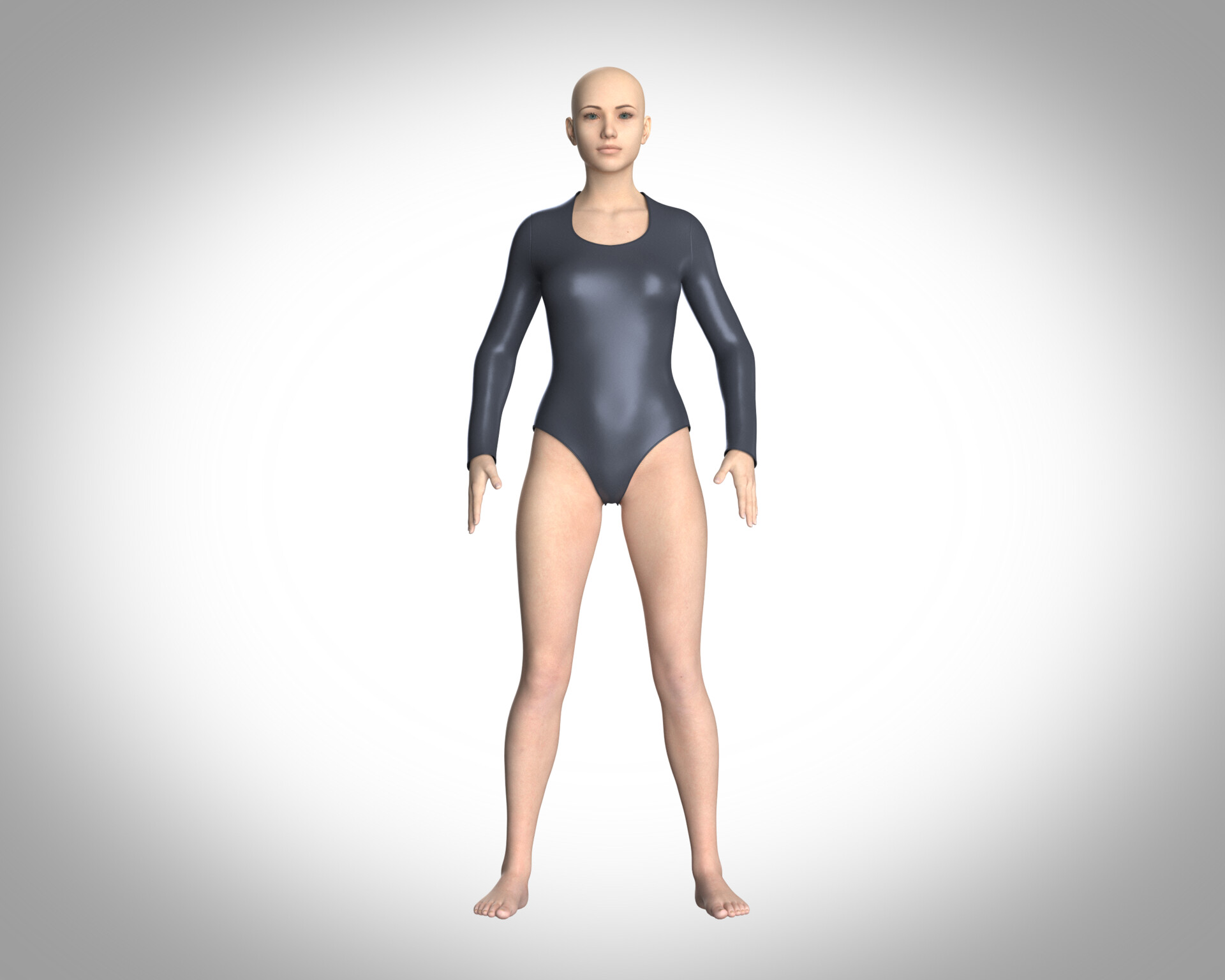 ArtStation - Ladies Bodysuit With Genesis 8