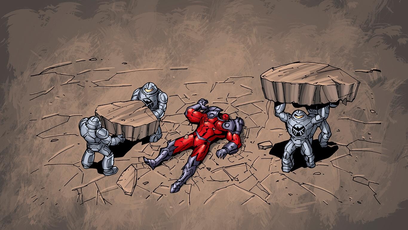 Marvel Comics Avengers Mobile Game Assets