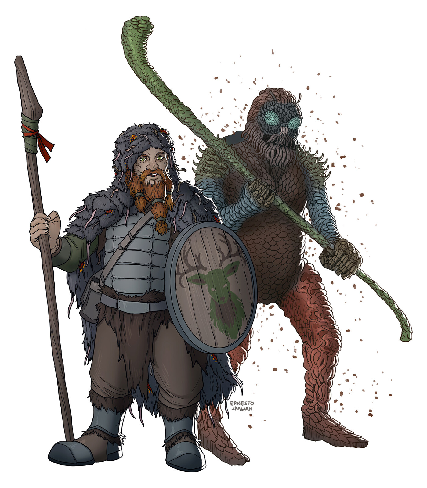 Mudbeard, Dwarf Swarmkeeper - Echo Knight