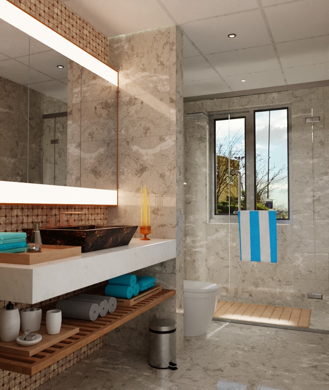 ArtStation - Bathroom Interior Design 2