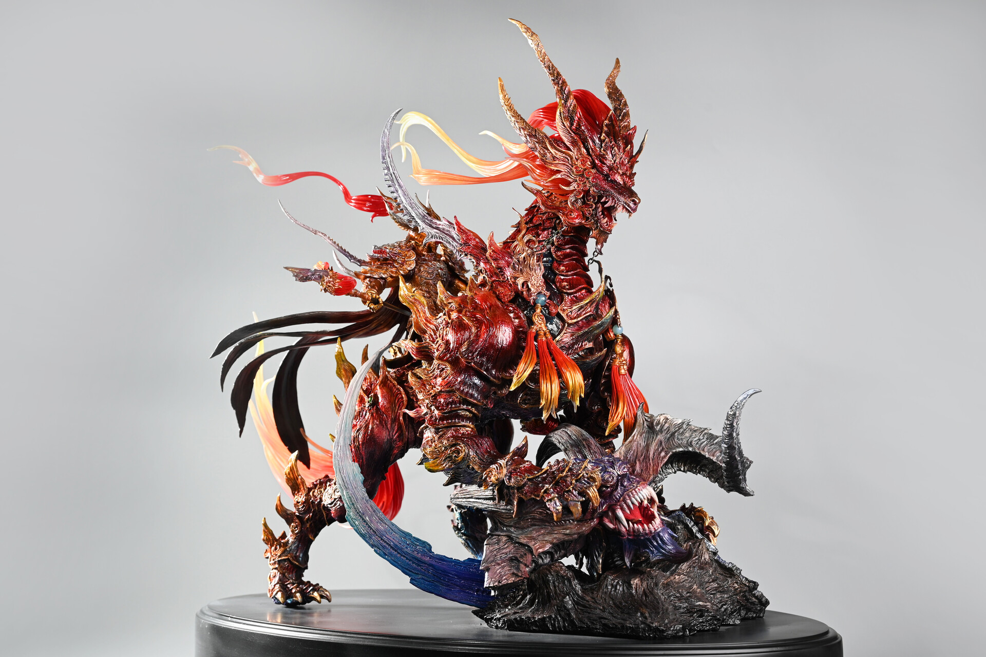 九天衡シリーズ/ 中宮麒麟 1/20スケール スタチュー X Krabs M.Art x 蟹佬模研漆藝所- 九天衡中宮麒麟/雪麒麟