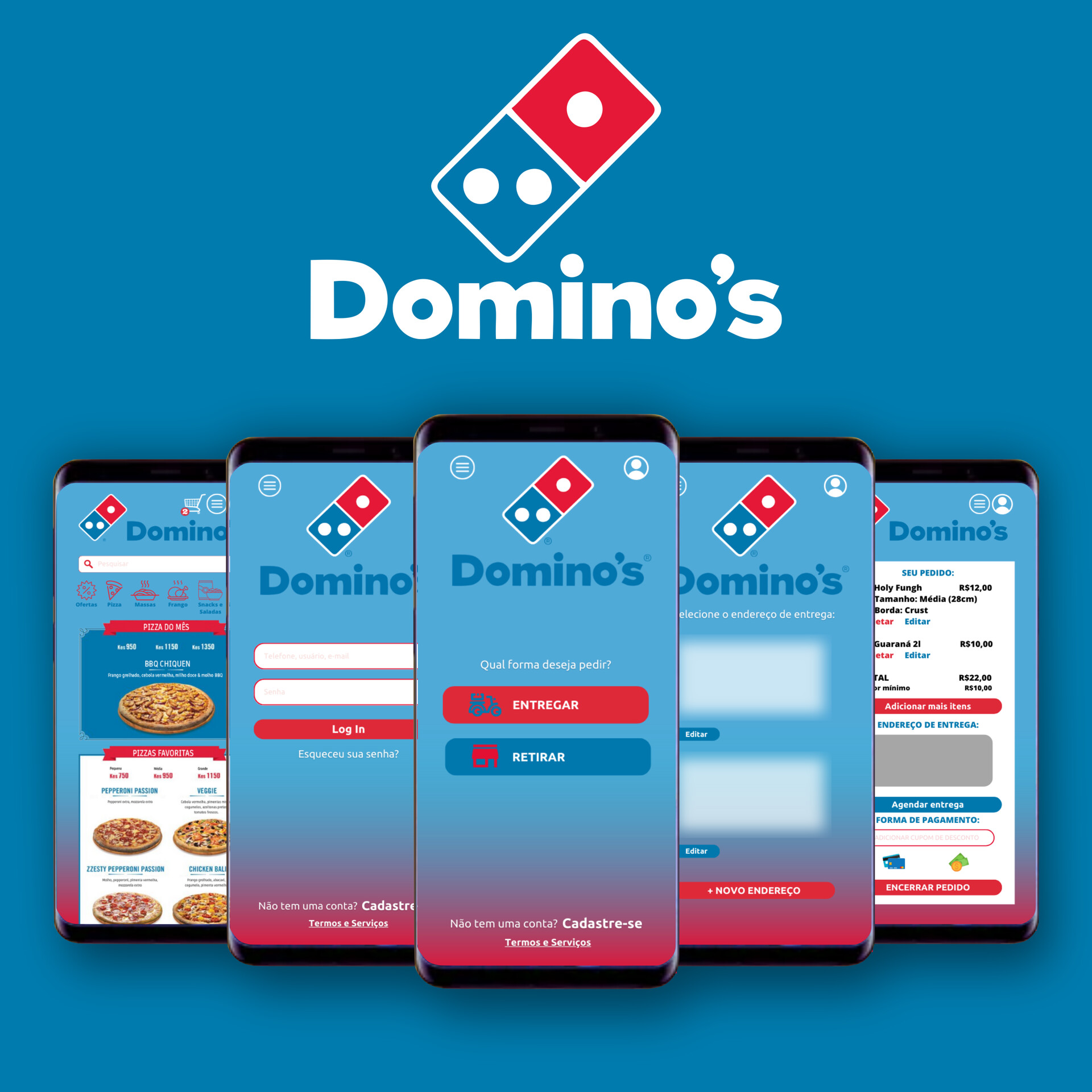 ArtStation - DOMINO's APP (Academic project).