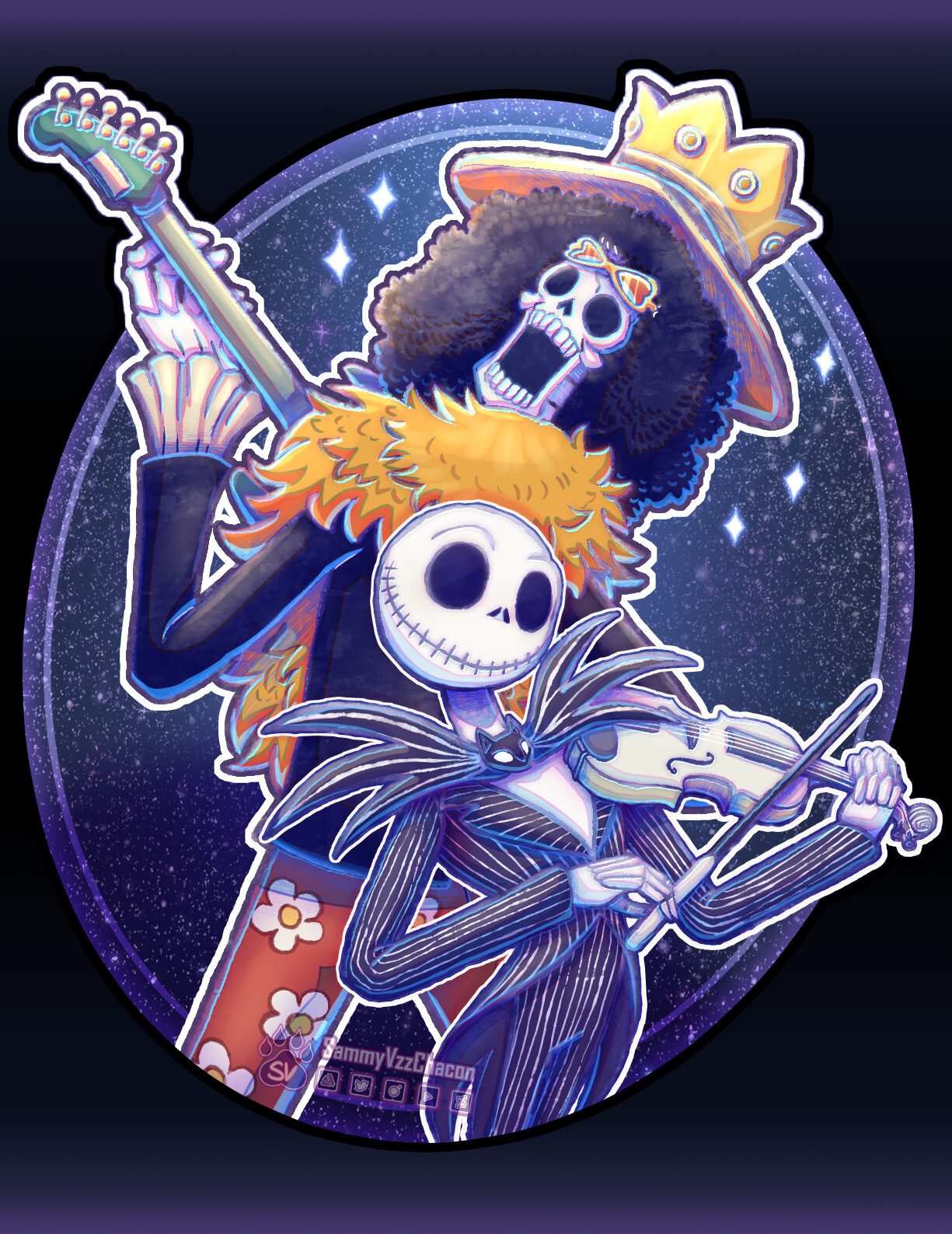 ArtStation Jack Skellington y Brook