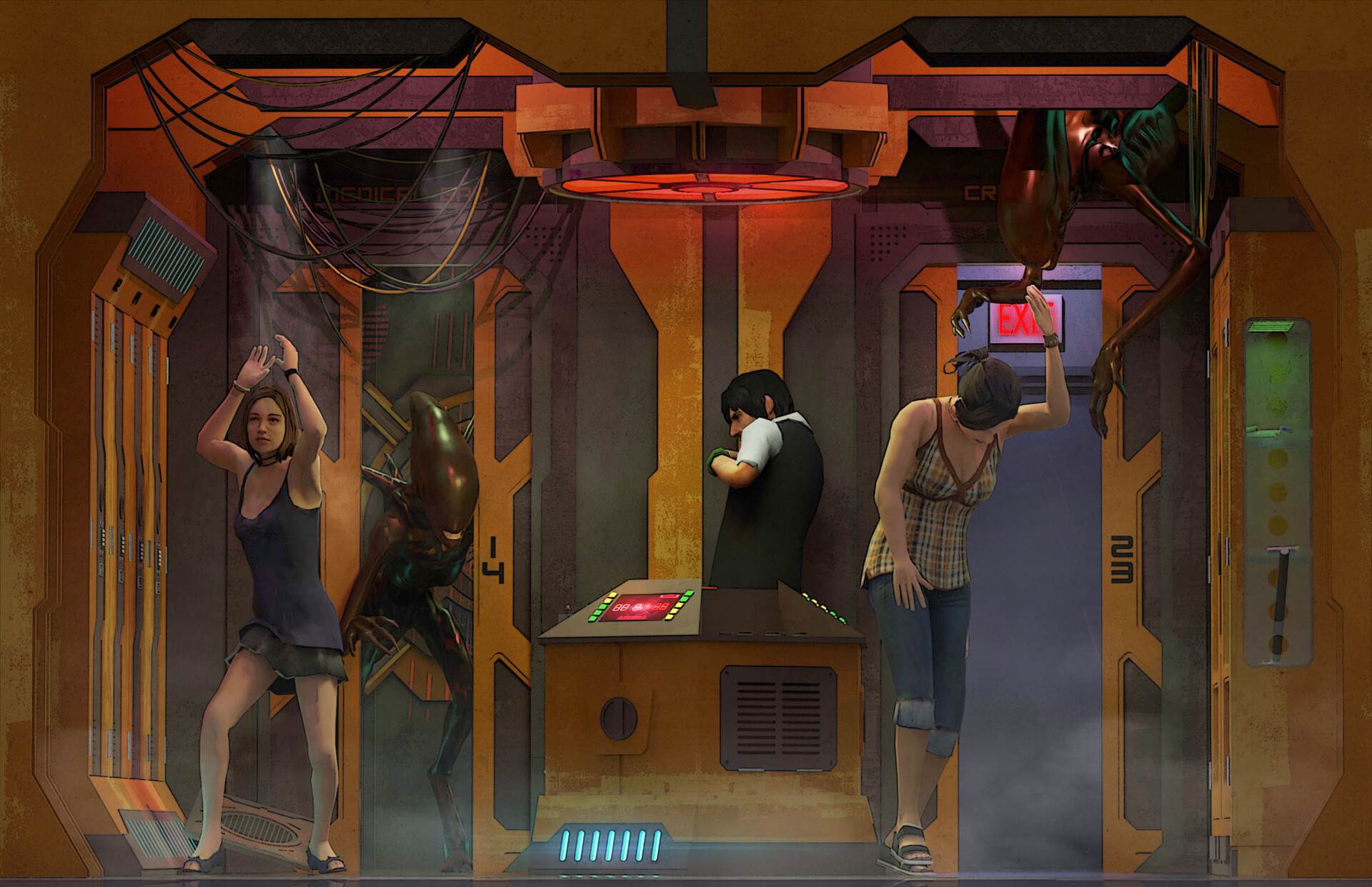 ArtStation Alien Escape Room Room 3 The Final Escape