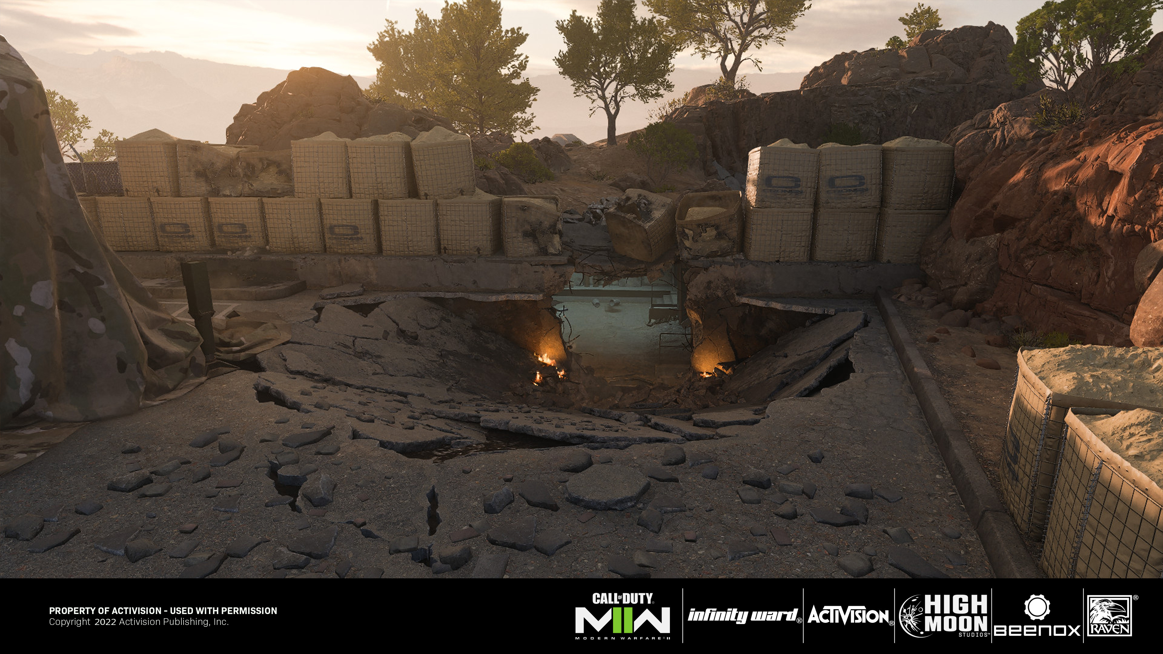 Aid artist of the team with material changes and some set dressing in this area.