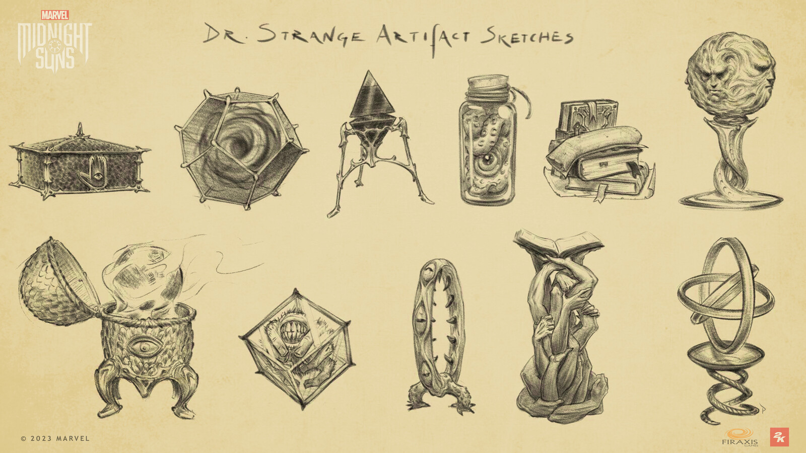 Strange's trinkets and curios.