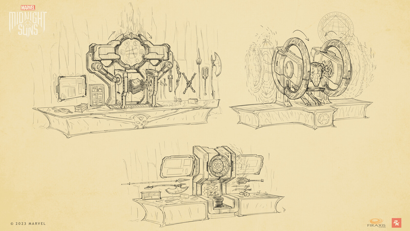 Sketches for The Bench