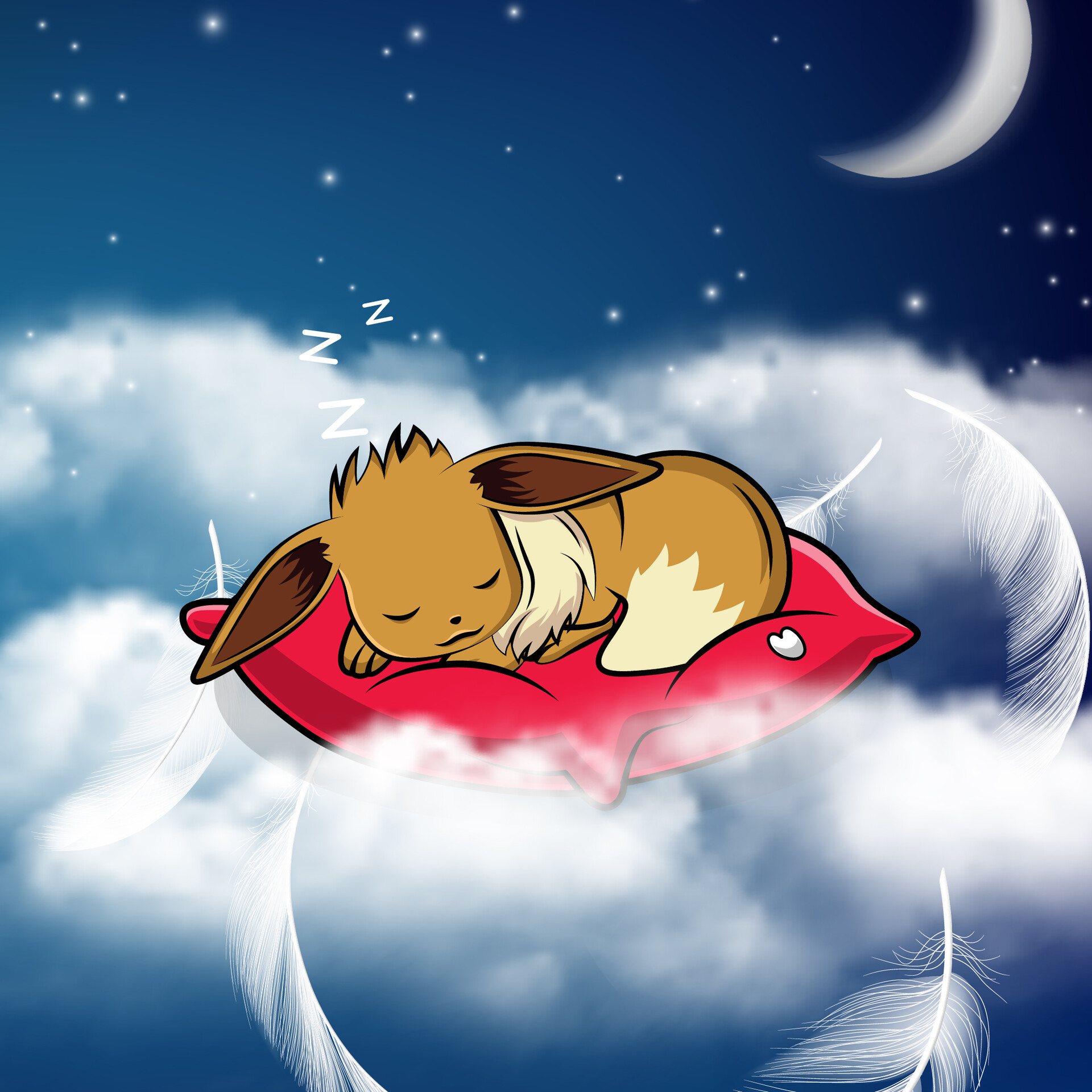 Art Gallery An Eevee Sleeping