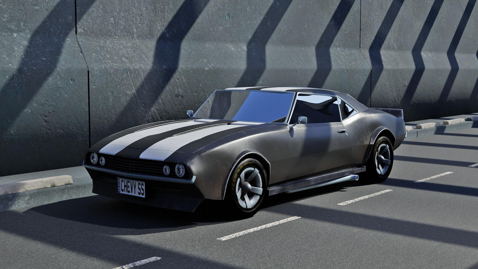 Textured render