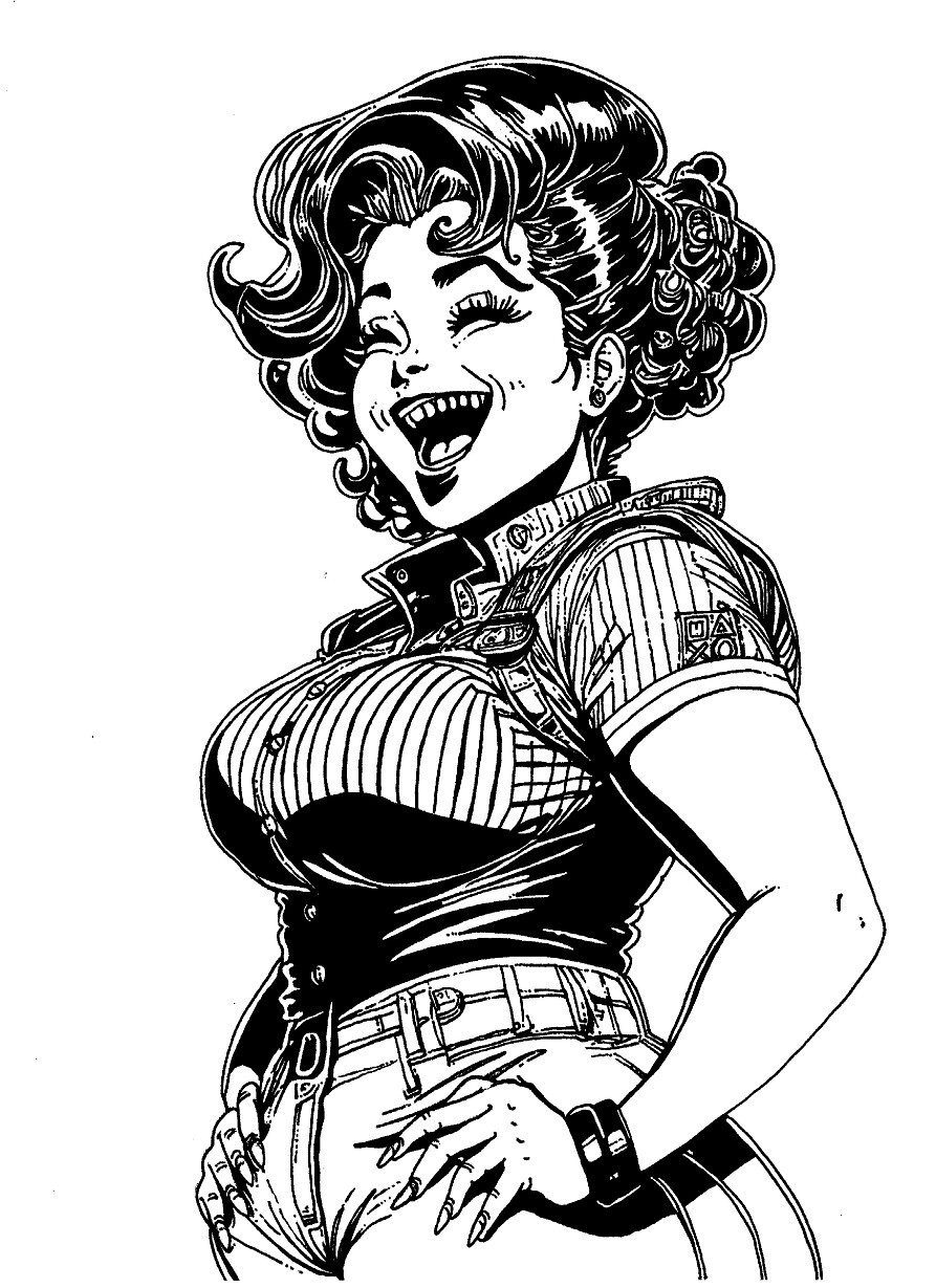 A4, analog ink.
Focusing on capturing her laughter and joy.