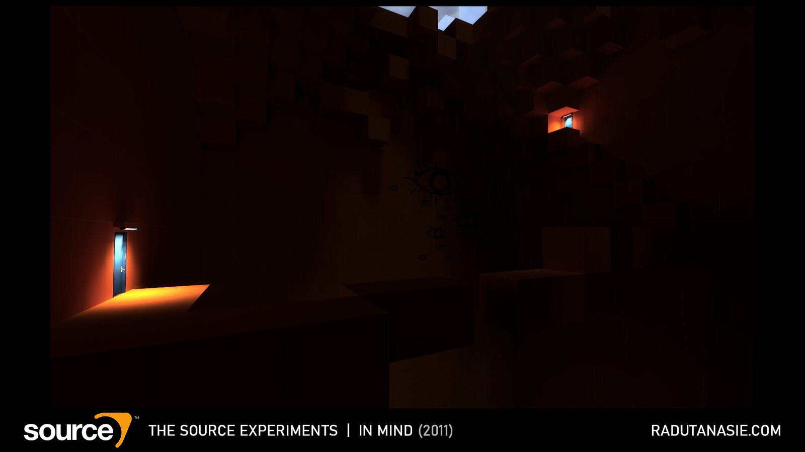 In Mind is a Half-Life 2 project developed for the GravityGunVille contest held by PlanetPhillip that won 1st place. The main inspiration for this was Portal, Afraid of Monsters: DC, The Stanley Parable and Research and Development. 