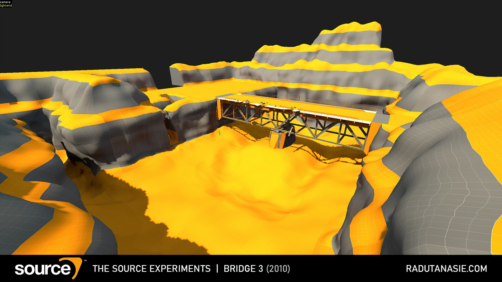 Bridge scene test for Half-Life 2.