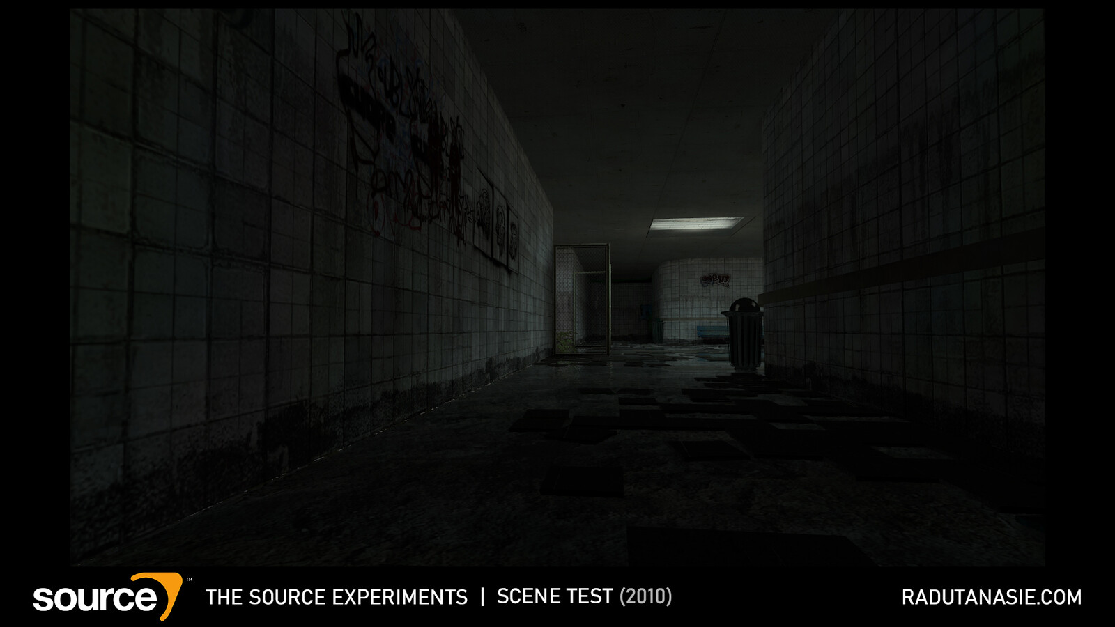 Subway scene for Half-Life 2.