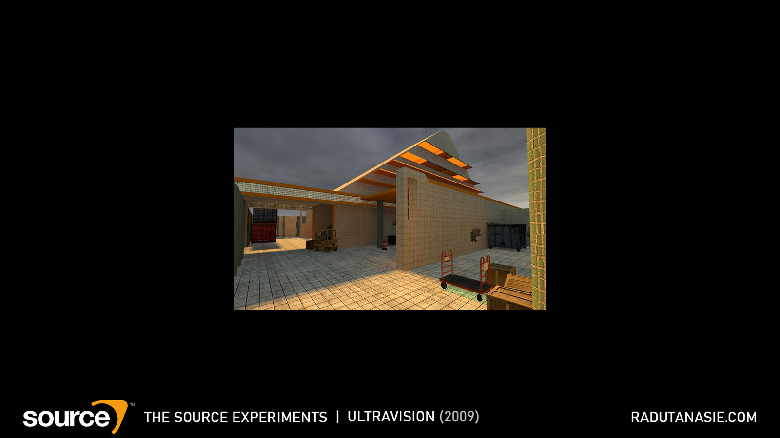 Ultravision is an arena map for Counter-Strike: Source. It's the first map I ever released.